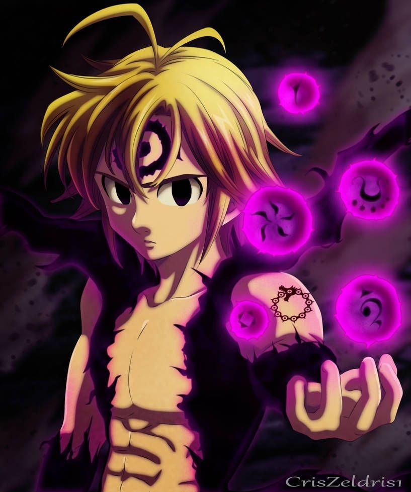 820x980 Meliodas Demon Mode, Phone