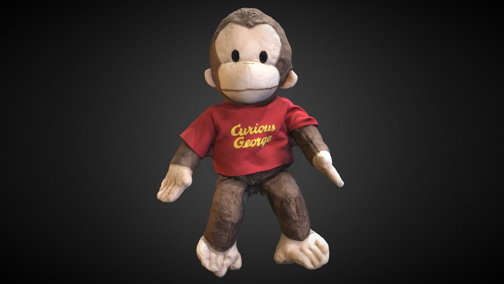 1920x1080 Curious George Free 3D model, Desktop