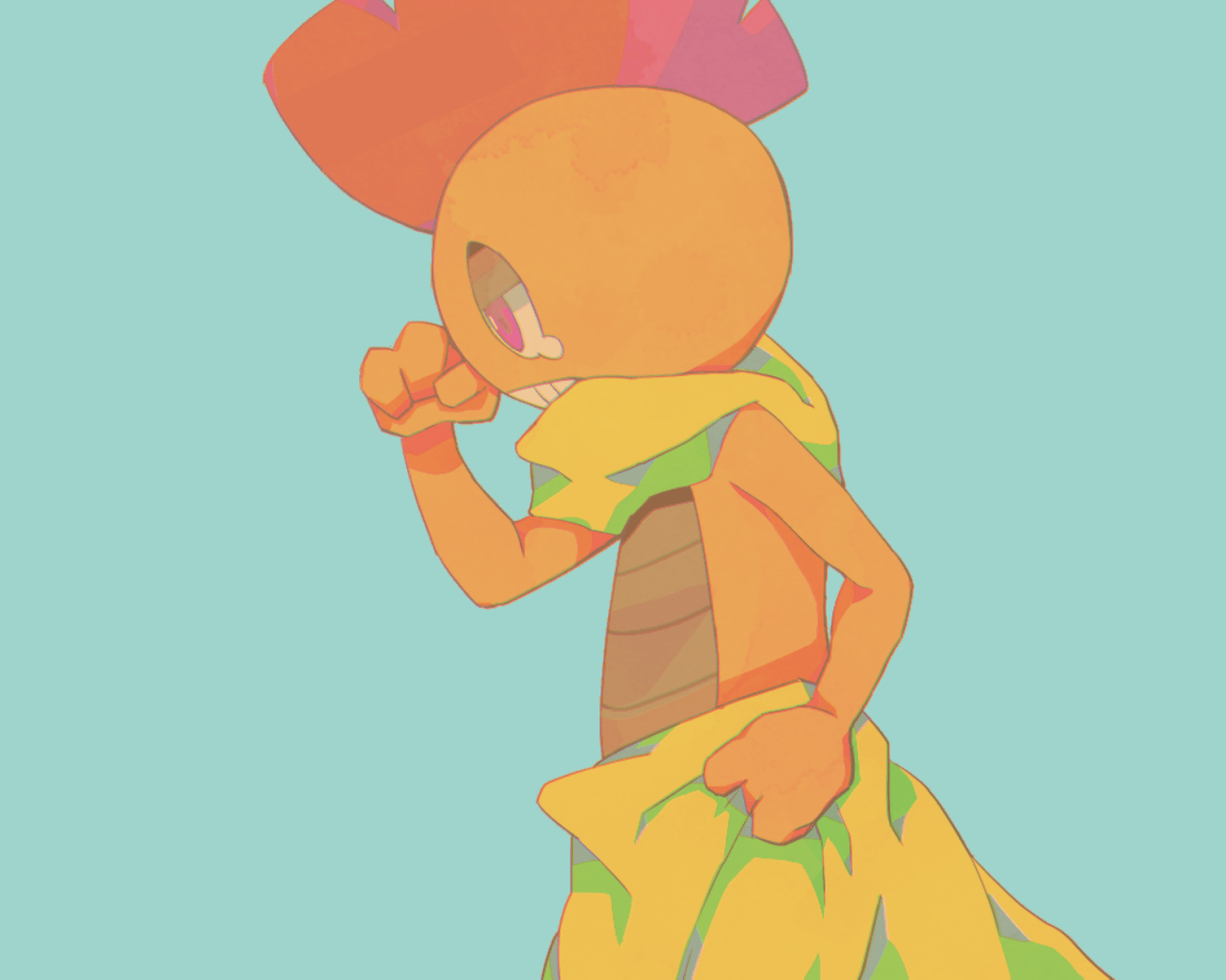 1280x1030 Sad Scrafty. Pokémon, Desktop