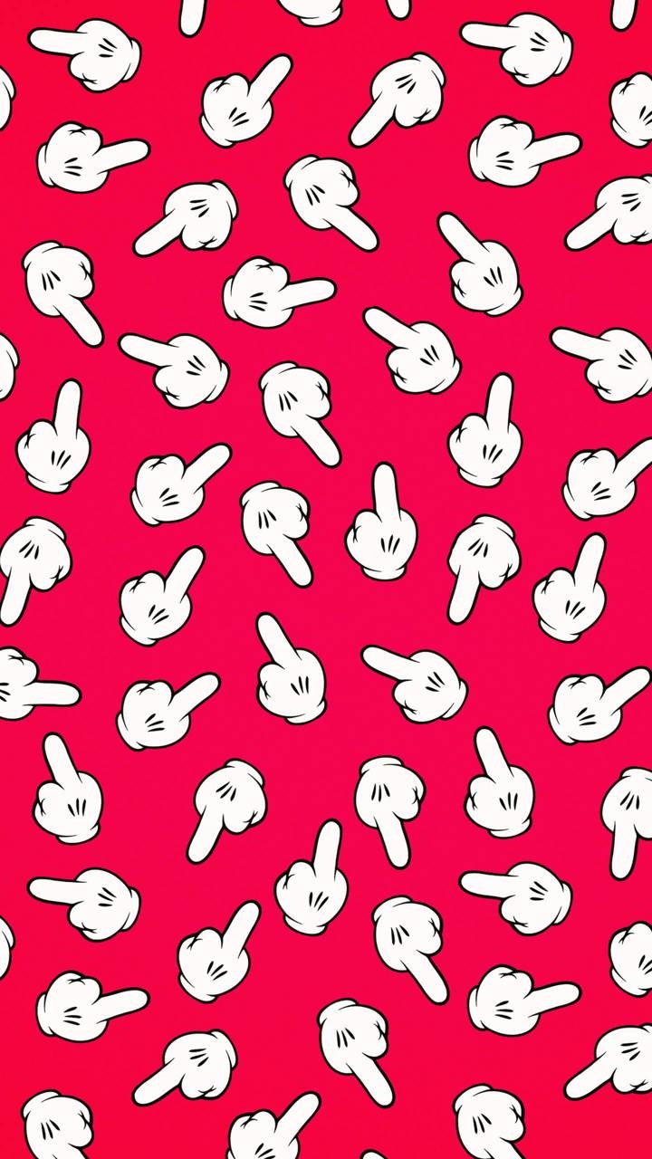 720x1280 Red Middle Finger wallpaper, Phone