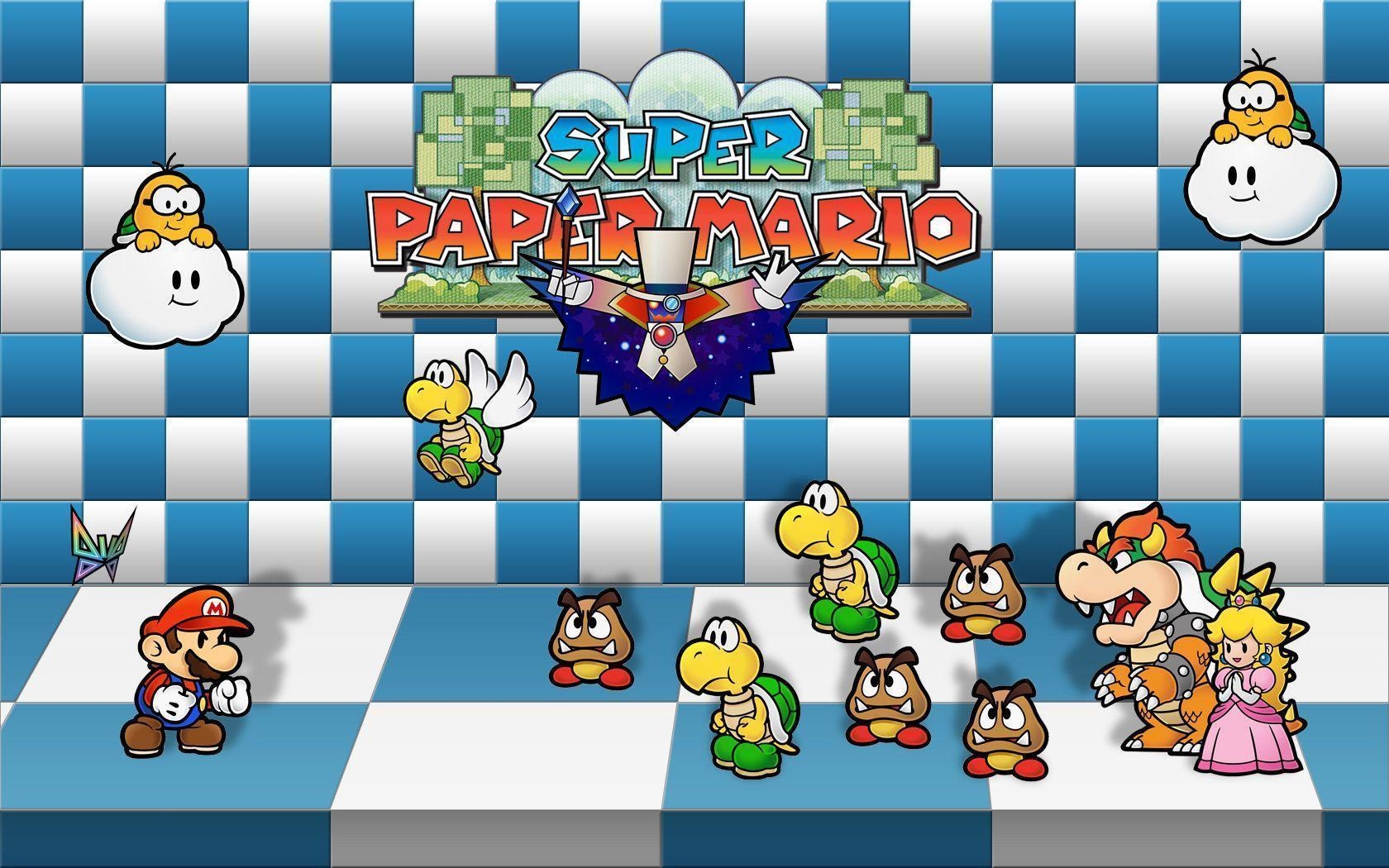 1680x1050 Super Paper Mario Wallpaper 5043, Desktop