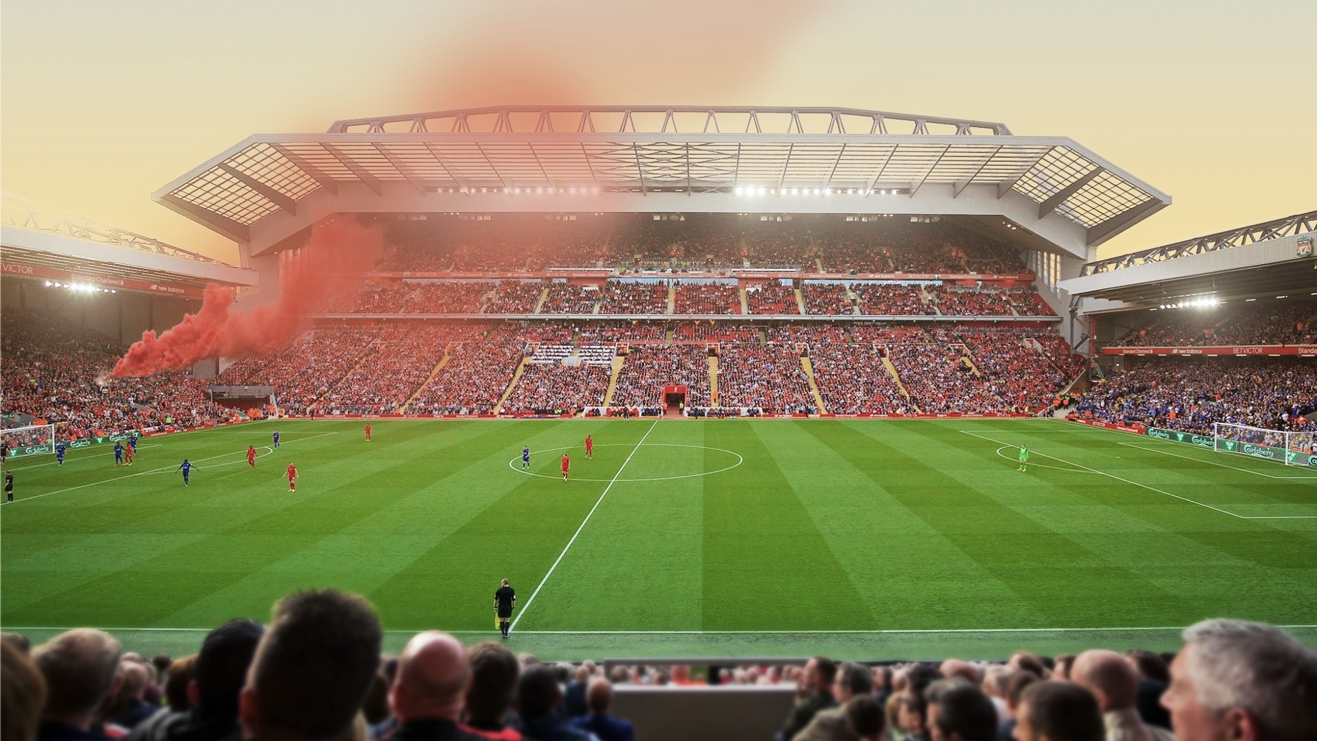 1920x1080 Anfield Road, Liverpool FC, Liverpool, Stadium, Soccer Wallpaper HD / Desktop and Mobile Background, Desktop