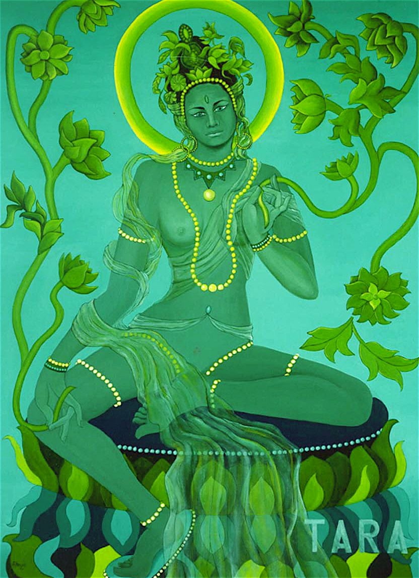 840x1150 Green Tara, Phone