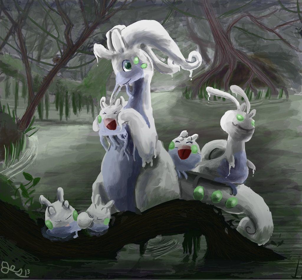 1030x950 Pokemon of the day Gen 6! Goomy! Sliggoo! Goodra! Rained alot today, Desktop