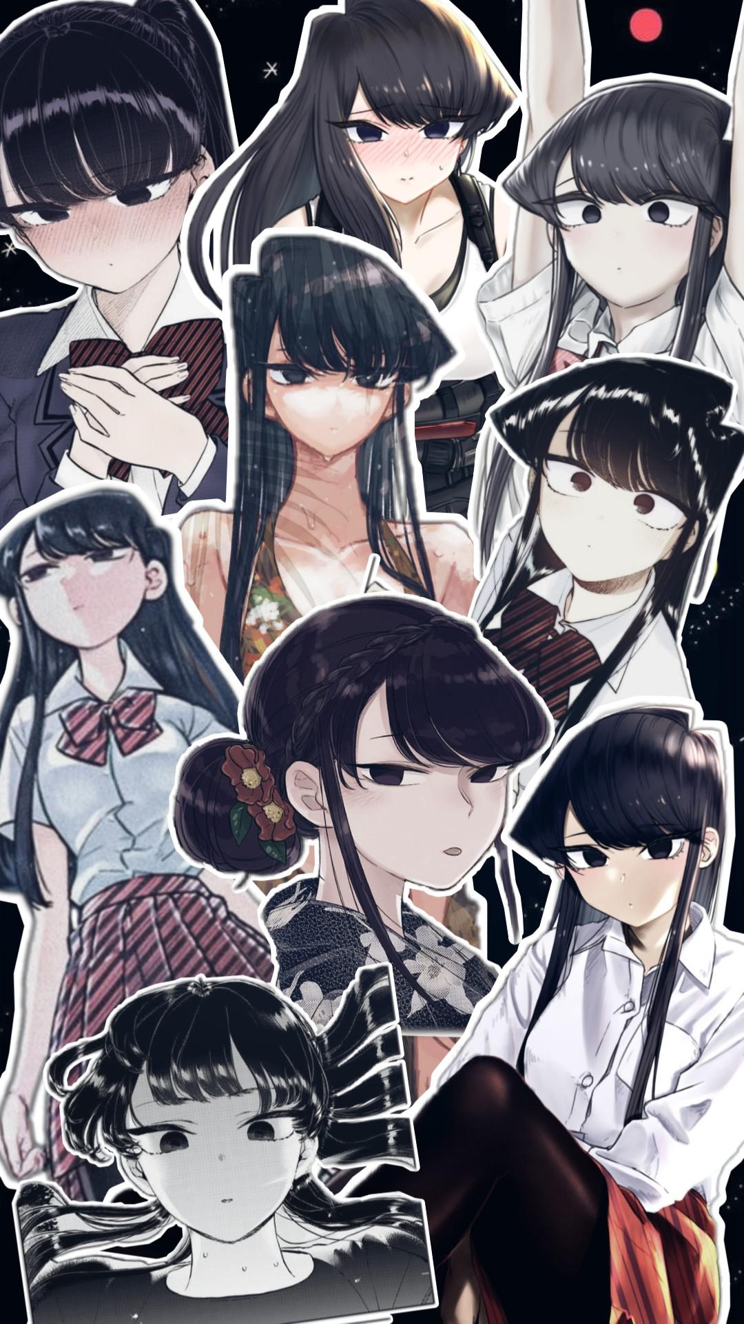 1080x1930 I Reread The Manga This Quarantine And I Made A Komi San Wallpaper For Y'all. Feel Free To Use It Of You Want, Also I'm Not That Good At Editing. My Apologies, Phone