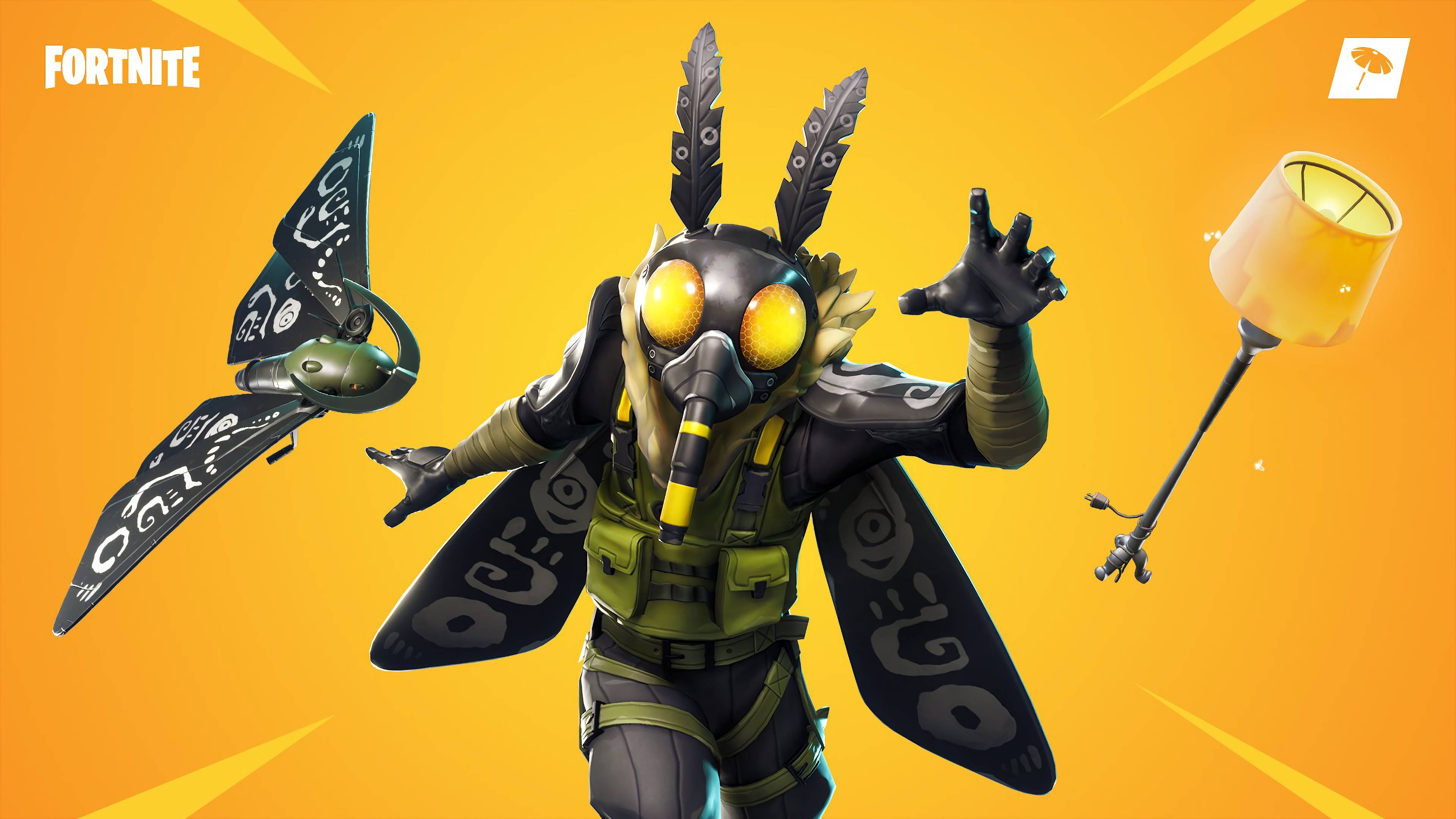 3840x2160 Mothmando 4K 8K HD Fortnite Battle Royale Wallpaper, Desktop