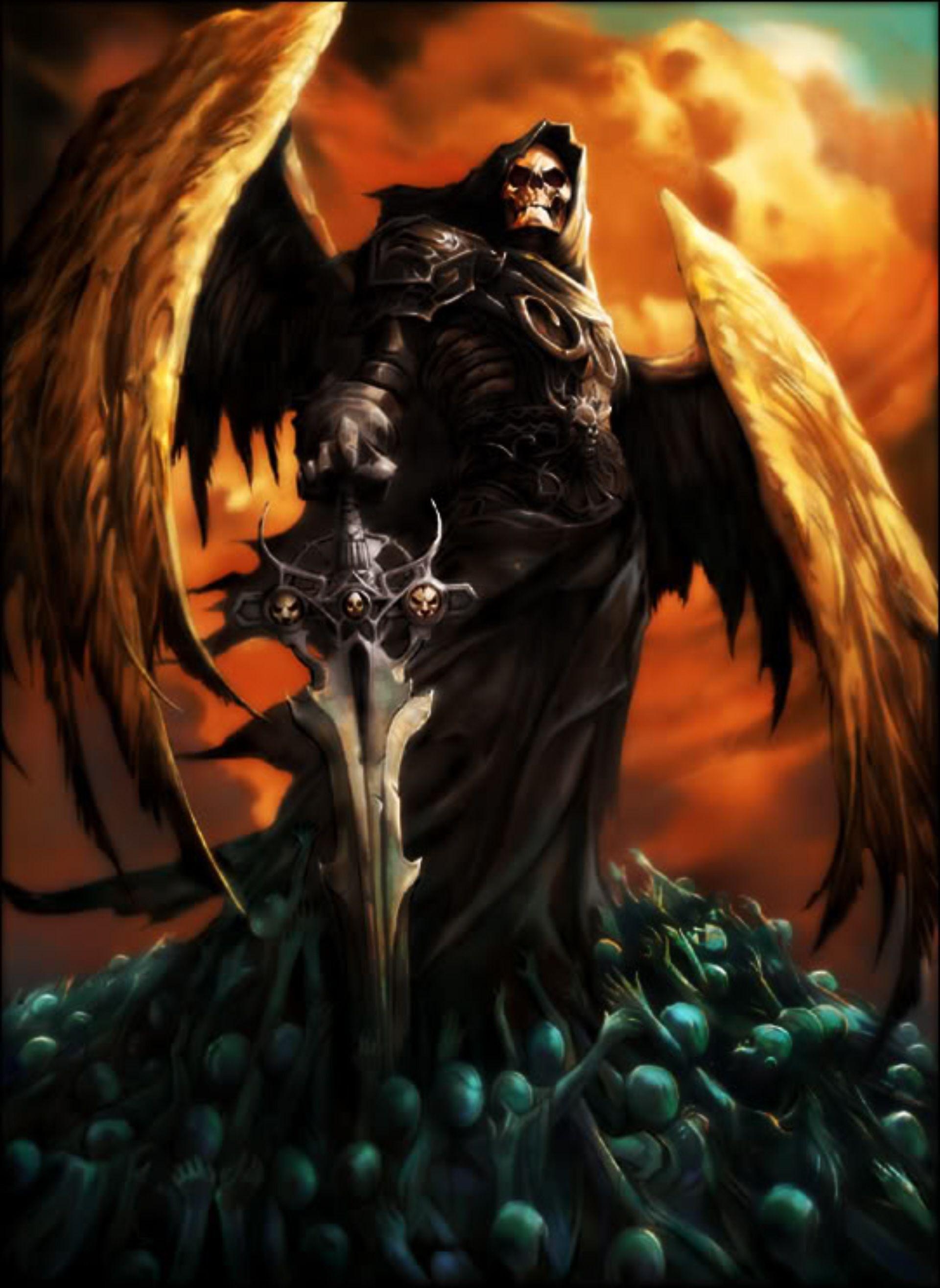 1920x2630 Angel of death Wallpaper. Wide Wallpaper Collections, Phone