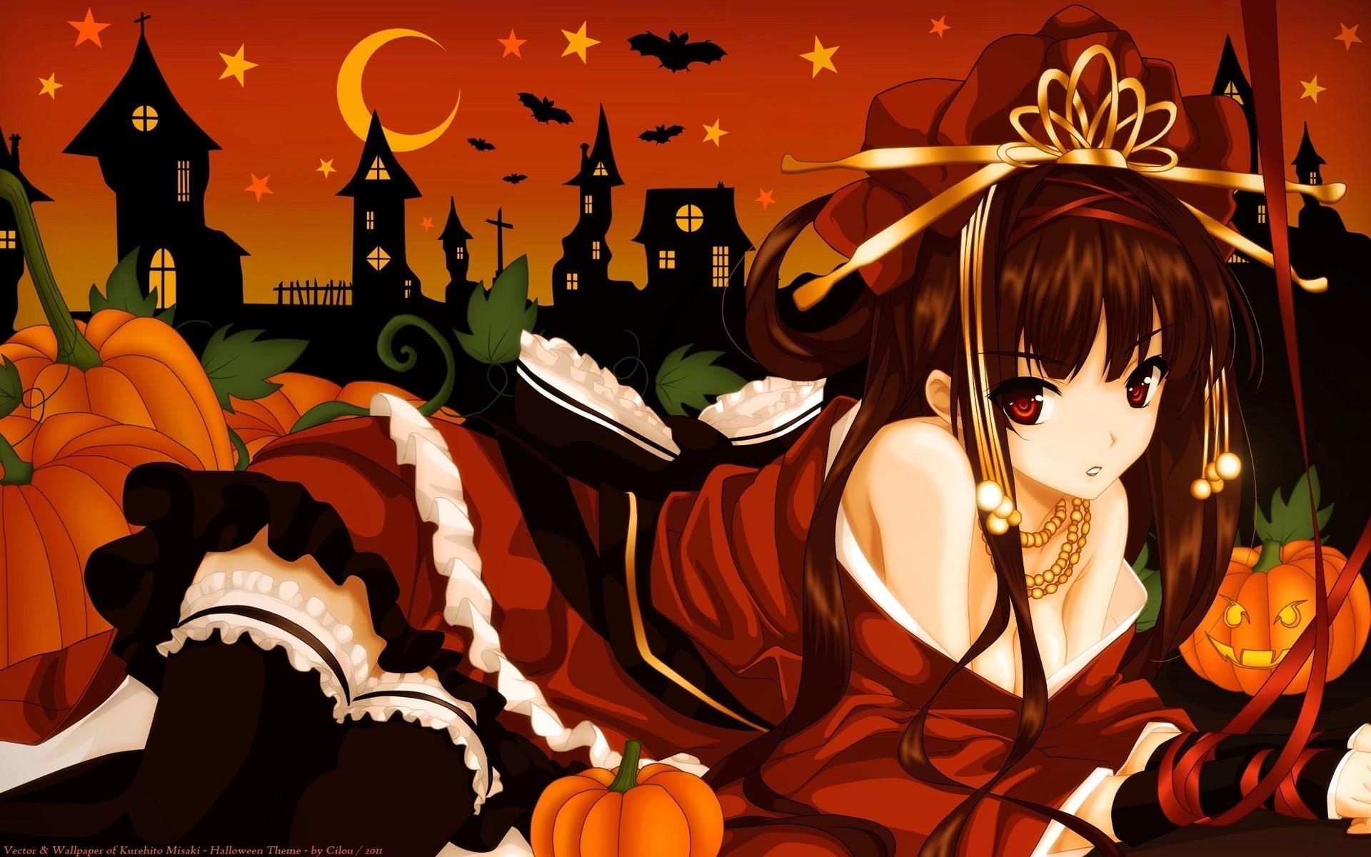 1920x1200 Halloween Anime Wallpaper, Desktop