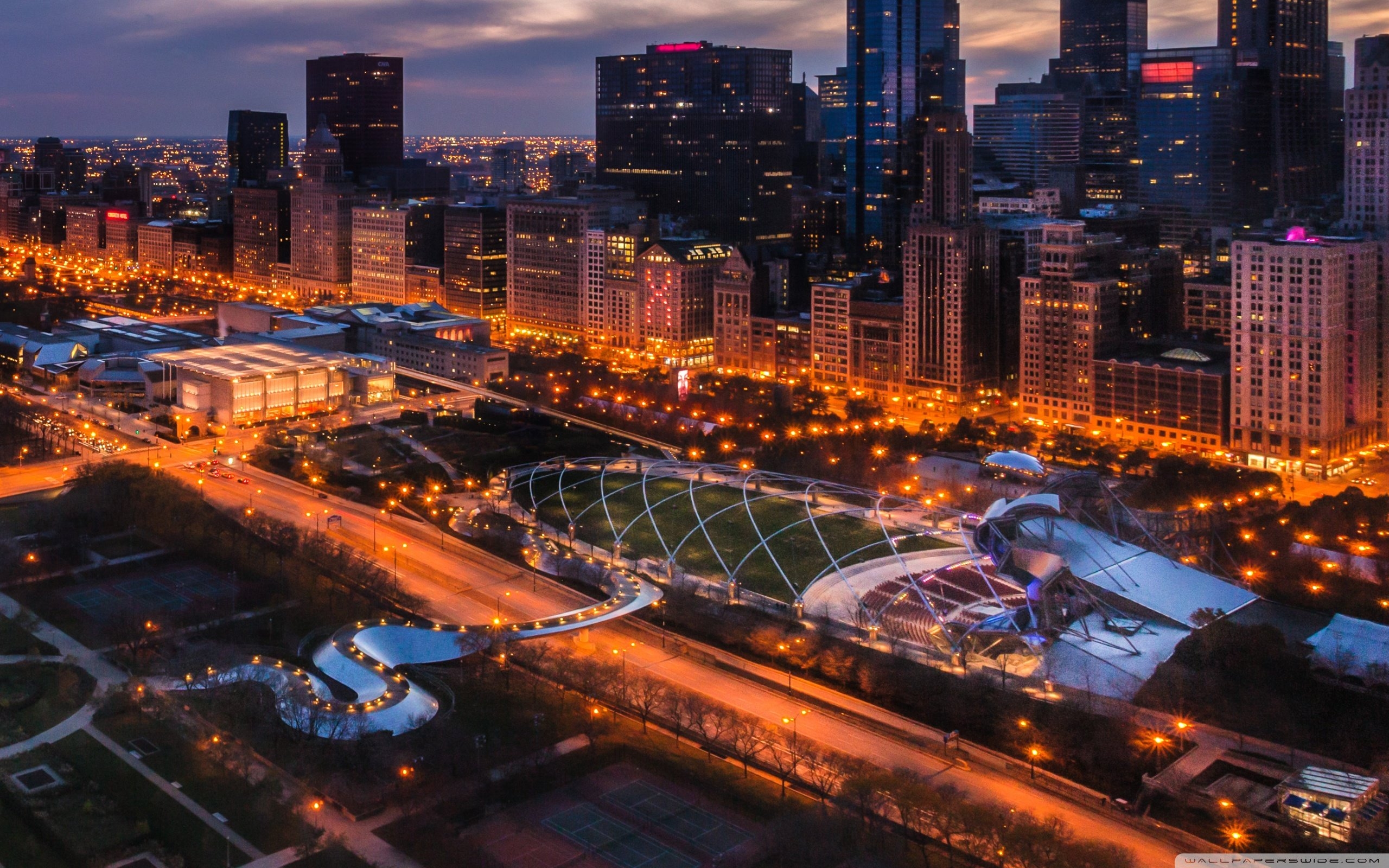 2560x1600 A View Of Millennium Park ❤ 4K HD Desktop Wallpaper for 4K Ultra HD, Desktop