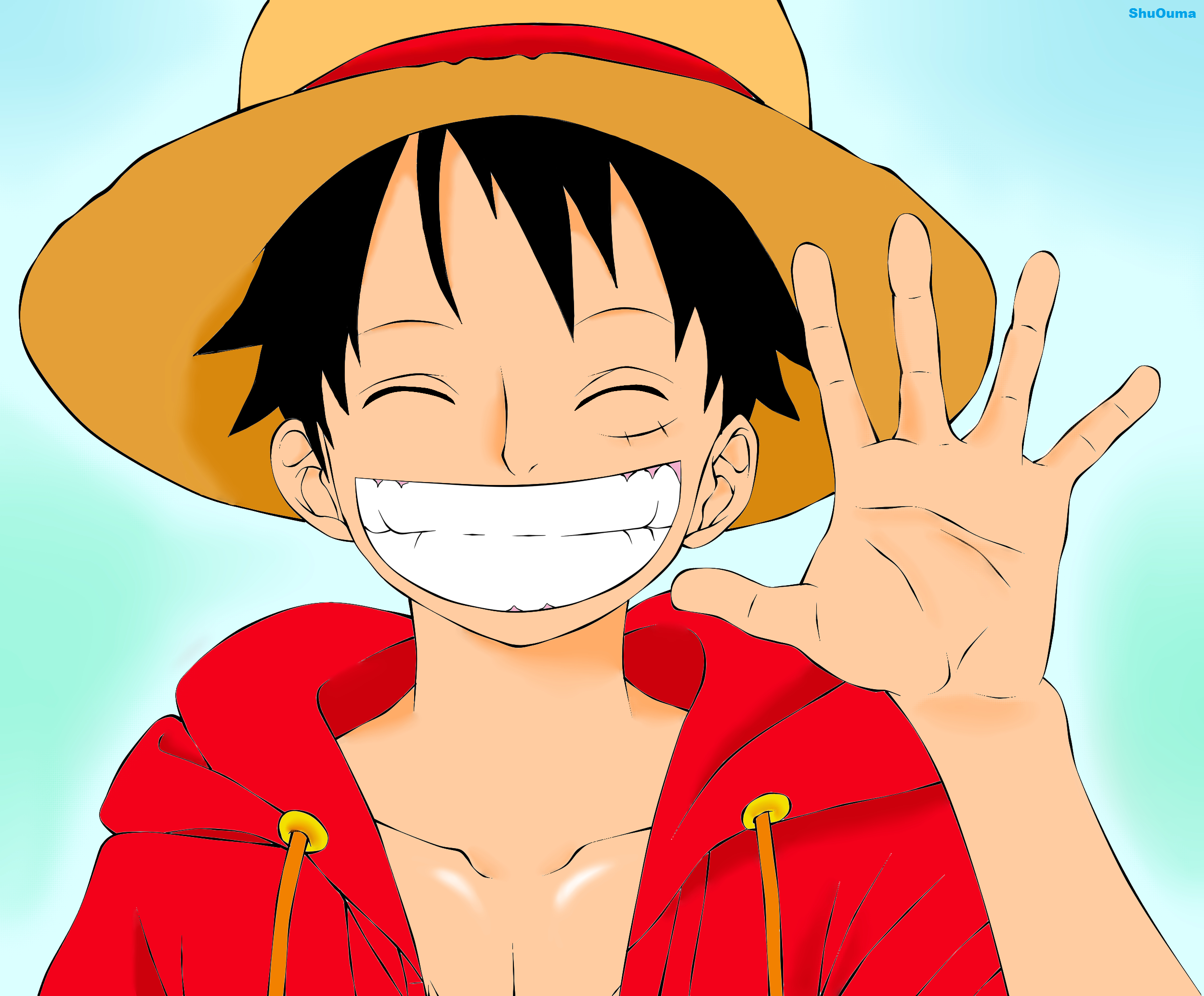 2500x2070 Wallpaper One Piece Luffy Smile Wallpaper HD. Anime, Monkey d luffy, One piece luffy, Desktop