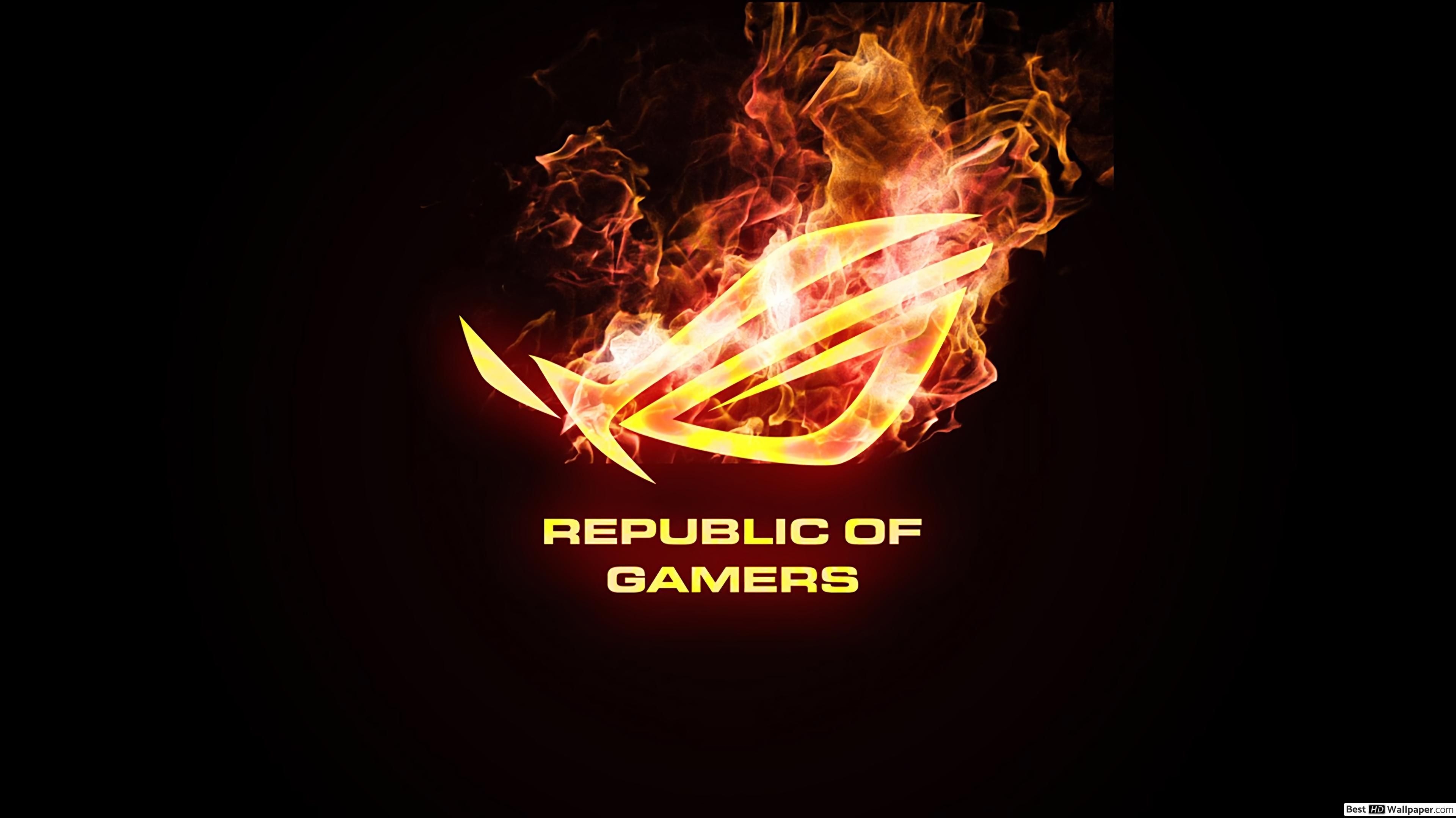 3840x2160 Asus ROG (Republic of Gamers) Themed Logo HD wallpaper download, Desktop