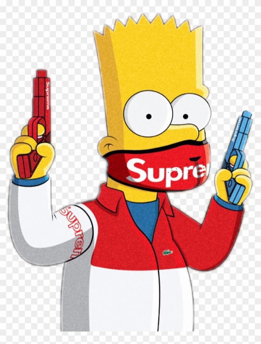 840x1110 Gucci Clipart Bape Wallpaper Bart Simpson, HD Png, Phone