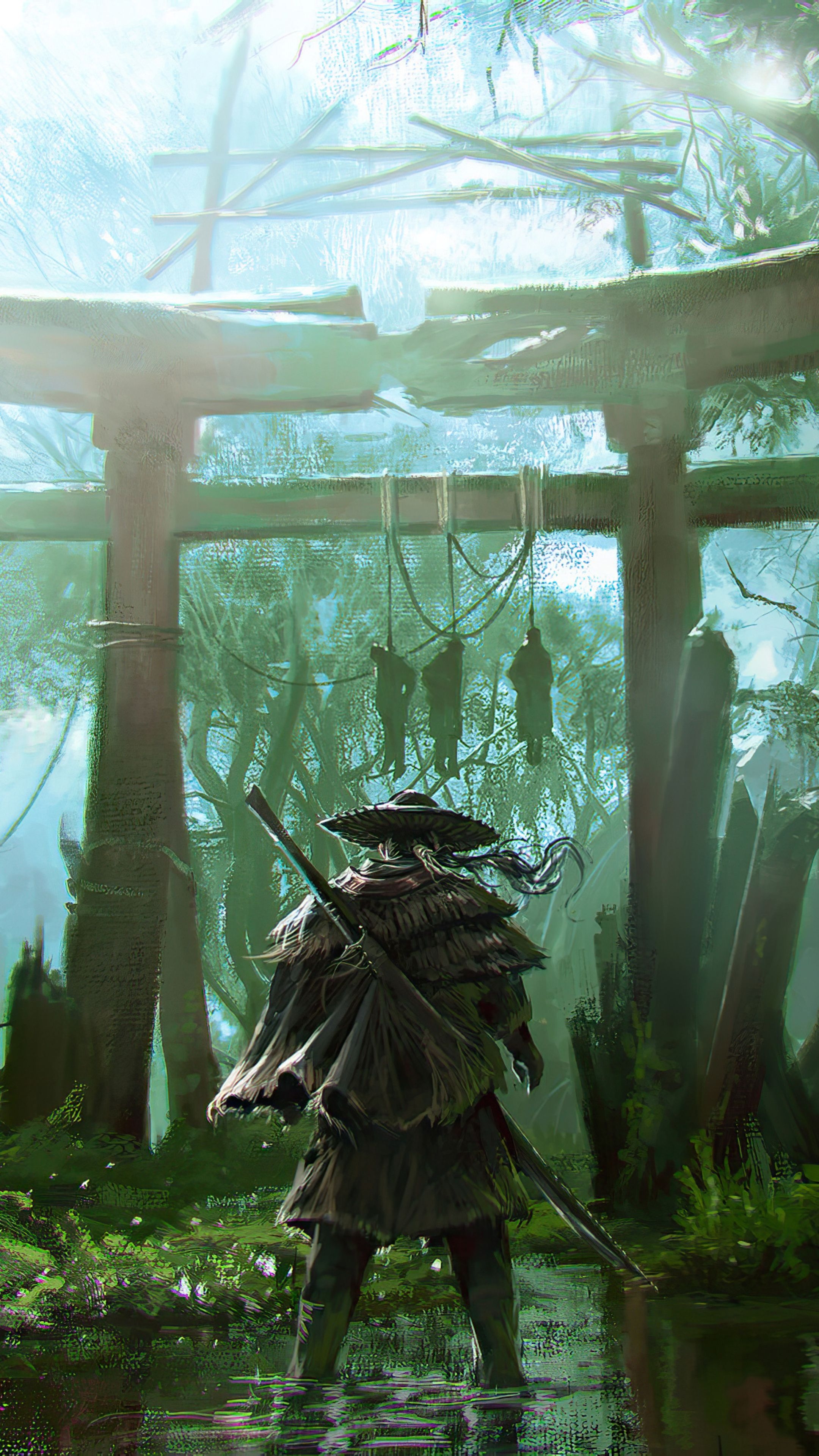 2160x3840 Ghost Of Tsushima Game Mobile HD Wallpaper. Samurai wallpaper, Ghost of tsushima, Samurai artwork, Phone