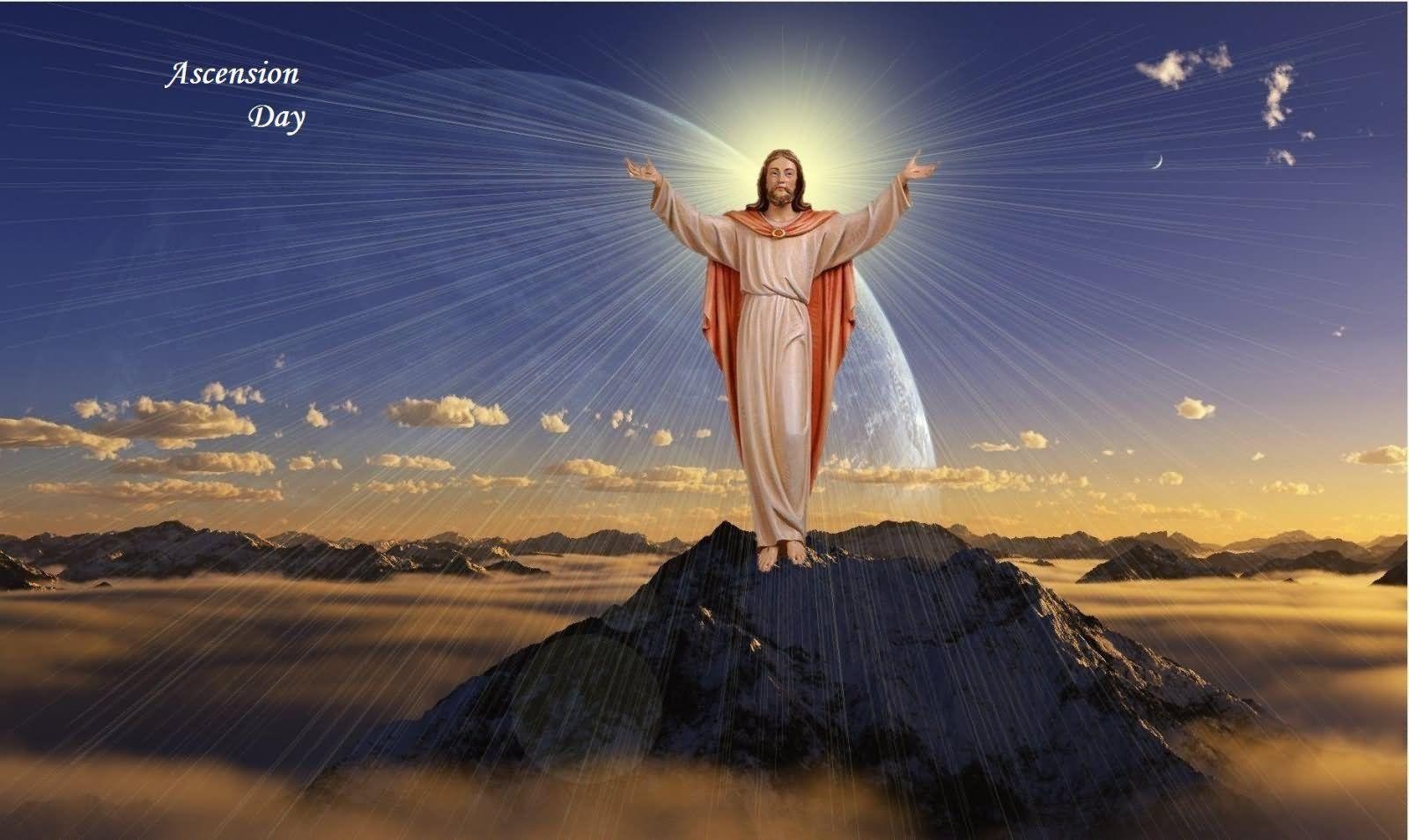 1600x960 Happy Ascension Day of Jesus Christ Greetings, Text SMS, Wishes, Desktop