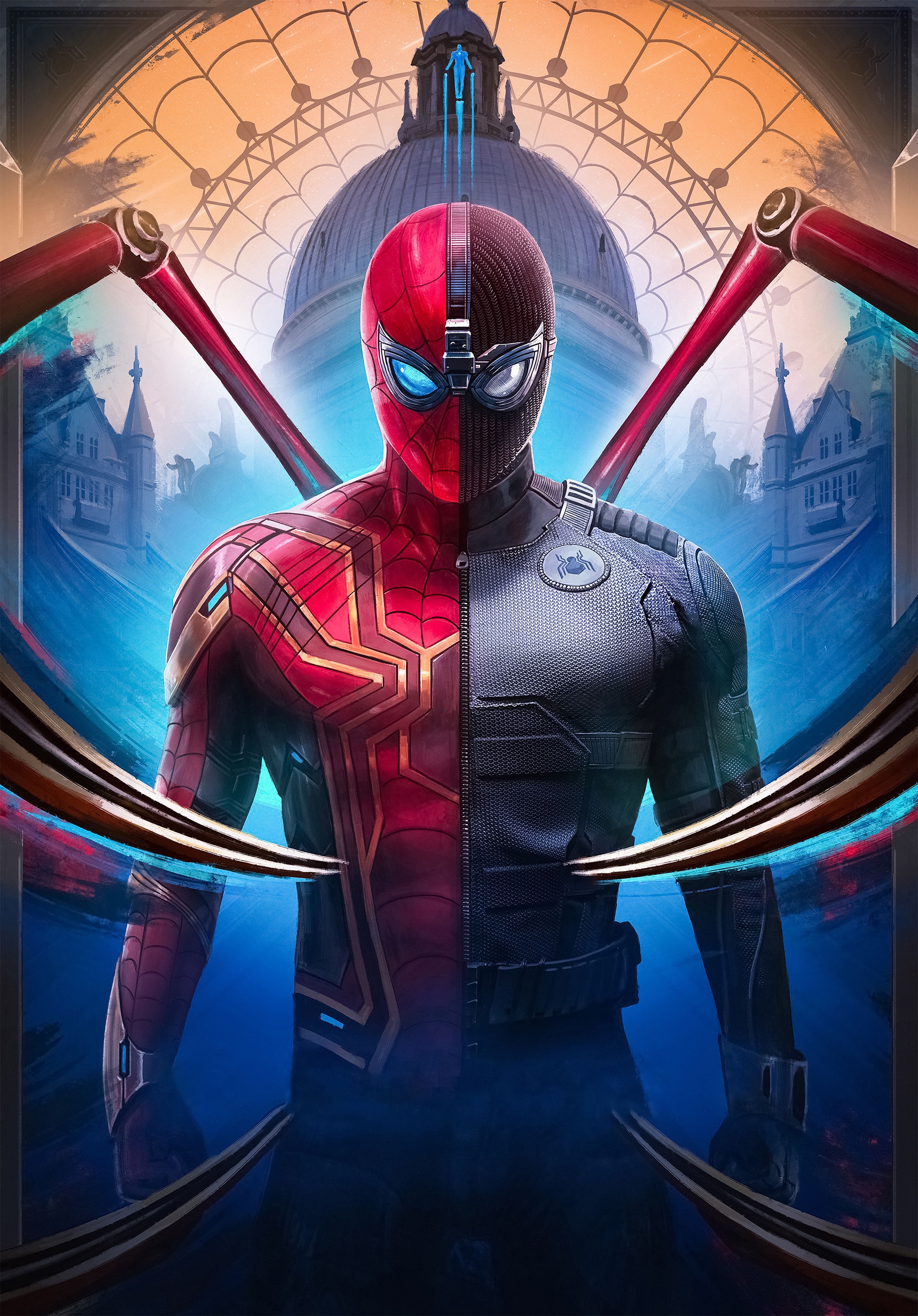 3840x5510 Iron Spider 4K Wallpaper, Spider Man: Far From Home, Marvel Comics, Spider Man, Movies, Phone