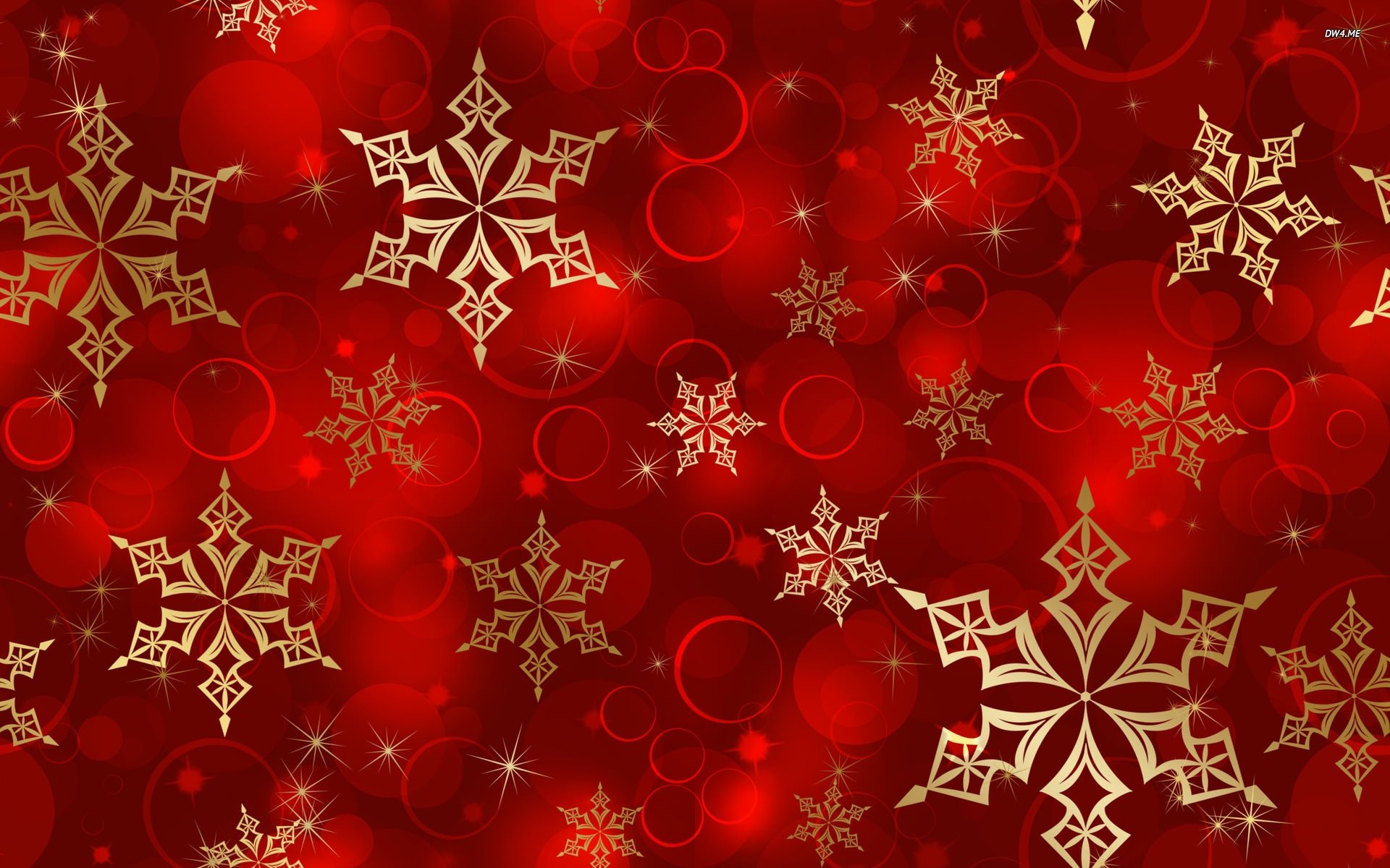 1920x1200 Red Snowflakes Wallpaper Background HD Wallpaper, Desktop