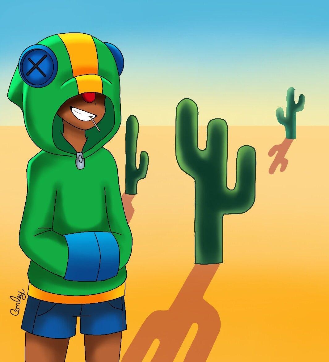 1070x1180 Leon [Brawl Stars] FanArt by Canley. brawl stars. Stars, Phone