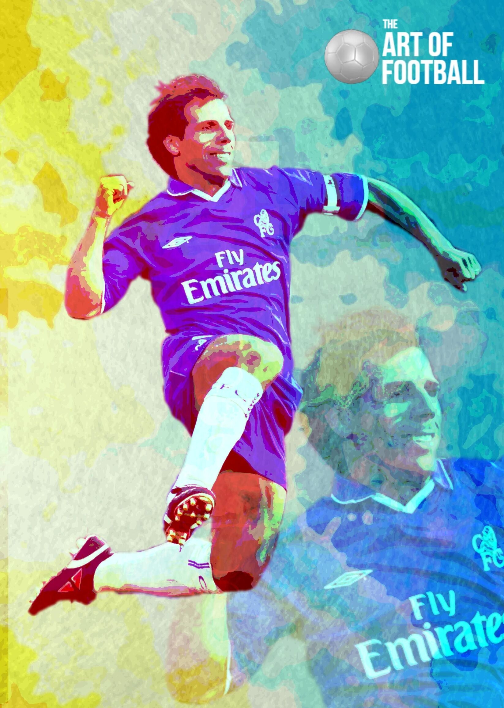 1650x2310 Chelsea FC Gianfranco Zola Iconic Legend Poster, Phone