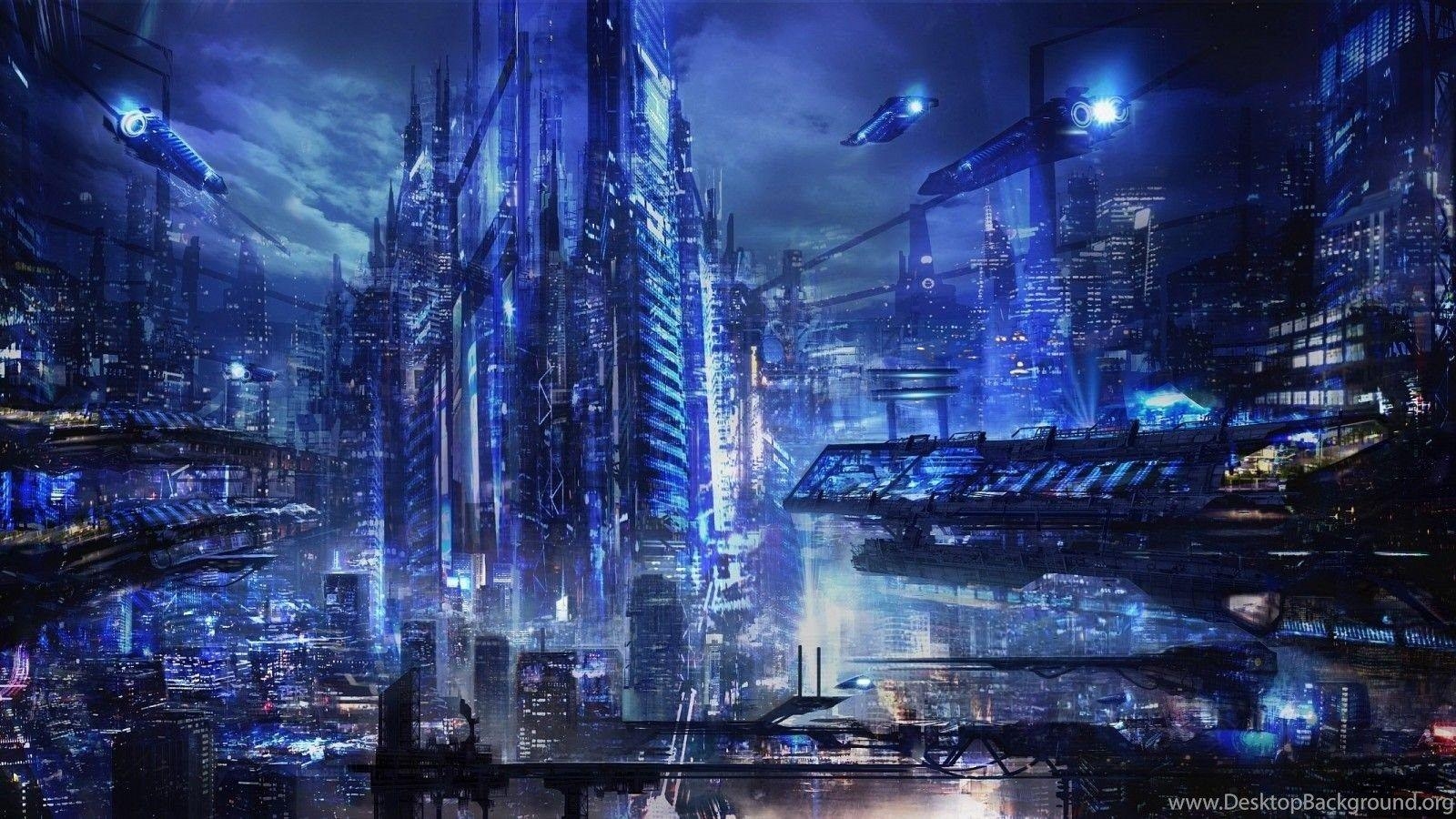 1600x900 Download Blue Sci Fi Wallpaper 6809  Px High Resolution, Desktop