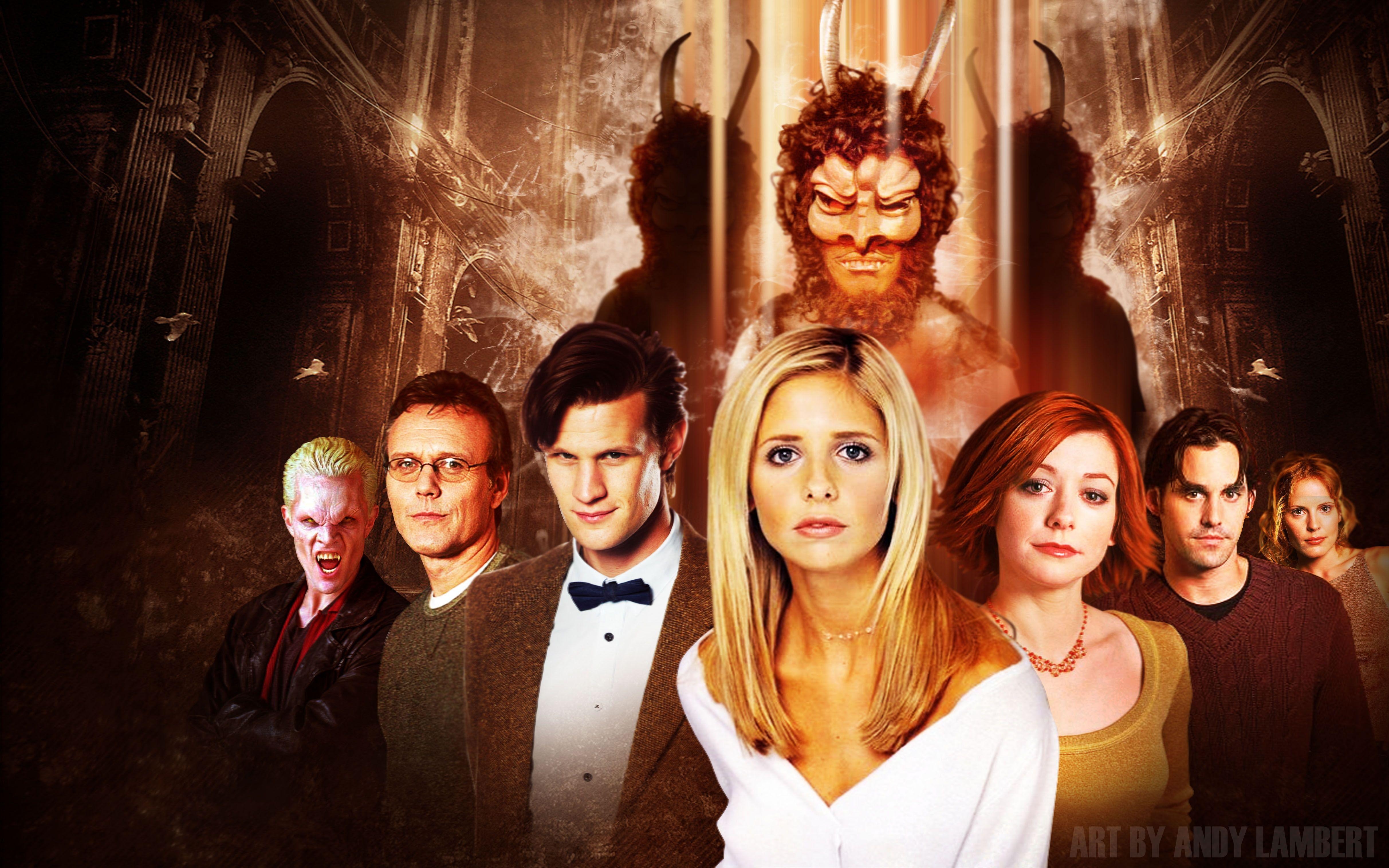 4850x3040 Alyson Hannigan, Sarah Michelle Gellar, Matt Smith, Buffy, Desktop