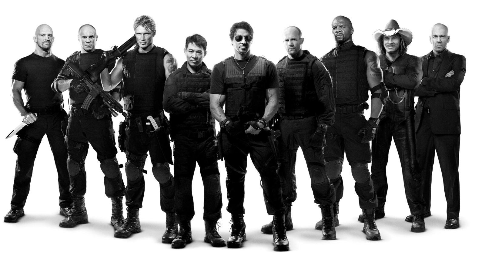 1600x900 The Expendables Starring Sylvester Stallone, Jason Statham, Jet Li, Desktop