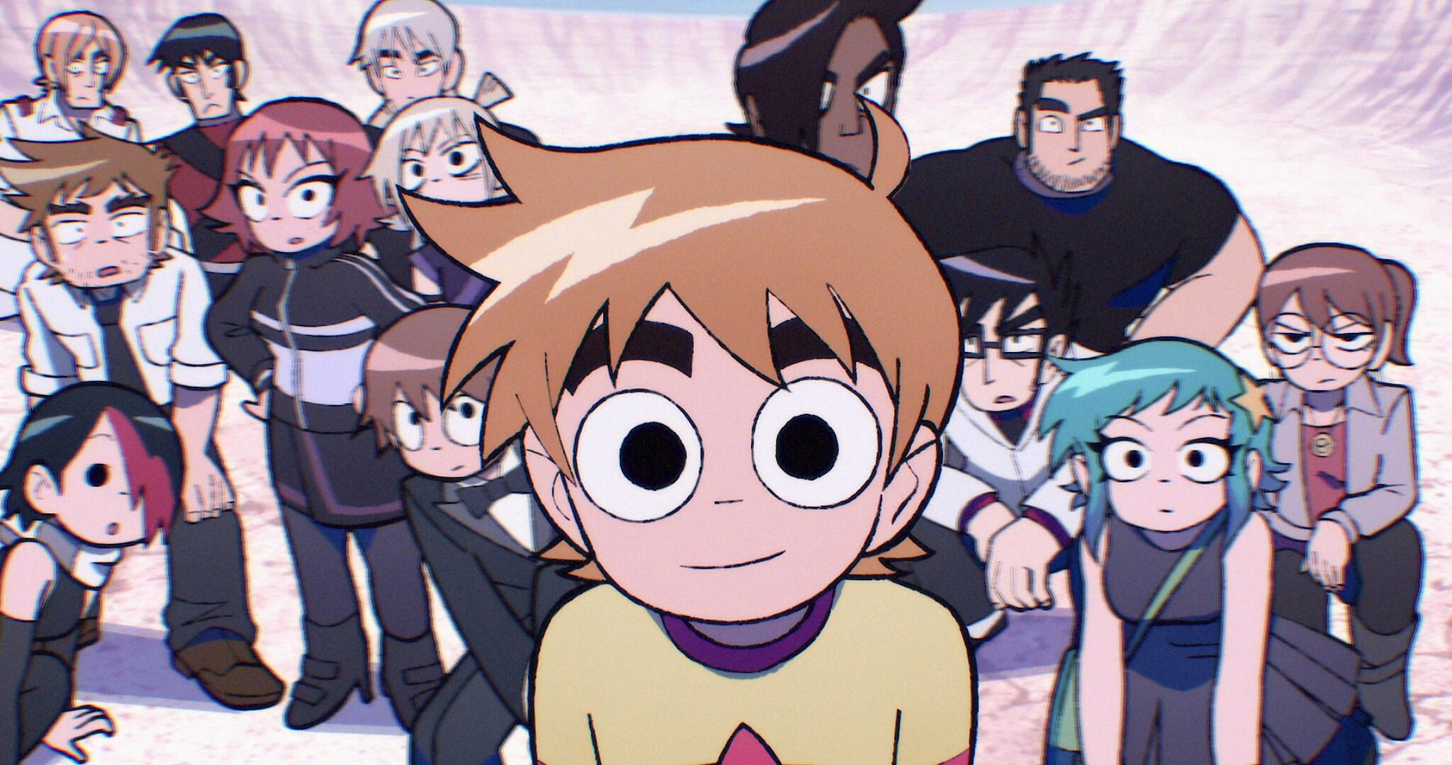 2050x1080 Scott Pilgrim' inspired anime series, Desktop