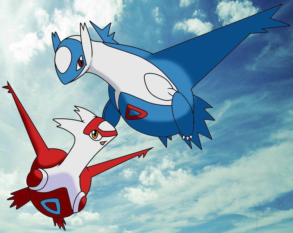 1010x800 Latios And Latias Wallpaper, Picture, Desktop