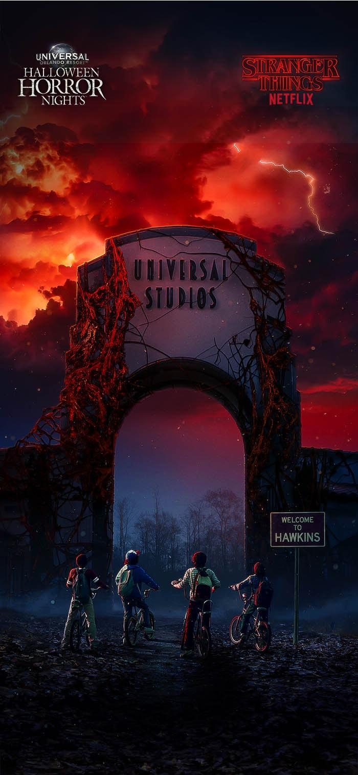 700x1520 Universal Orlando Close Up. Download Stranger Things Themed, Phone