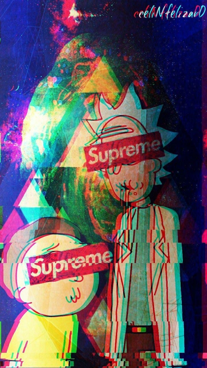 720x1280 Supreme Rick And Morty Wallpaper, Phone