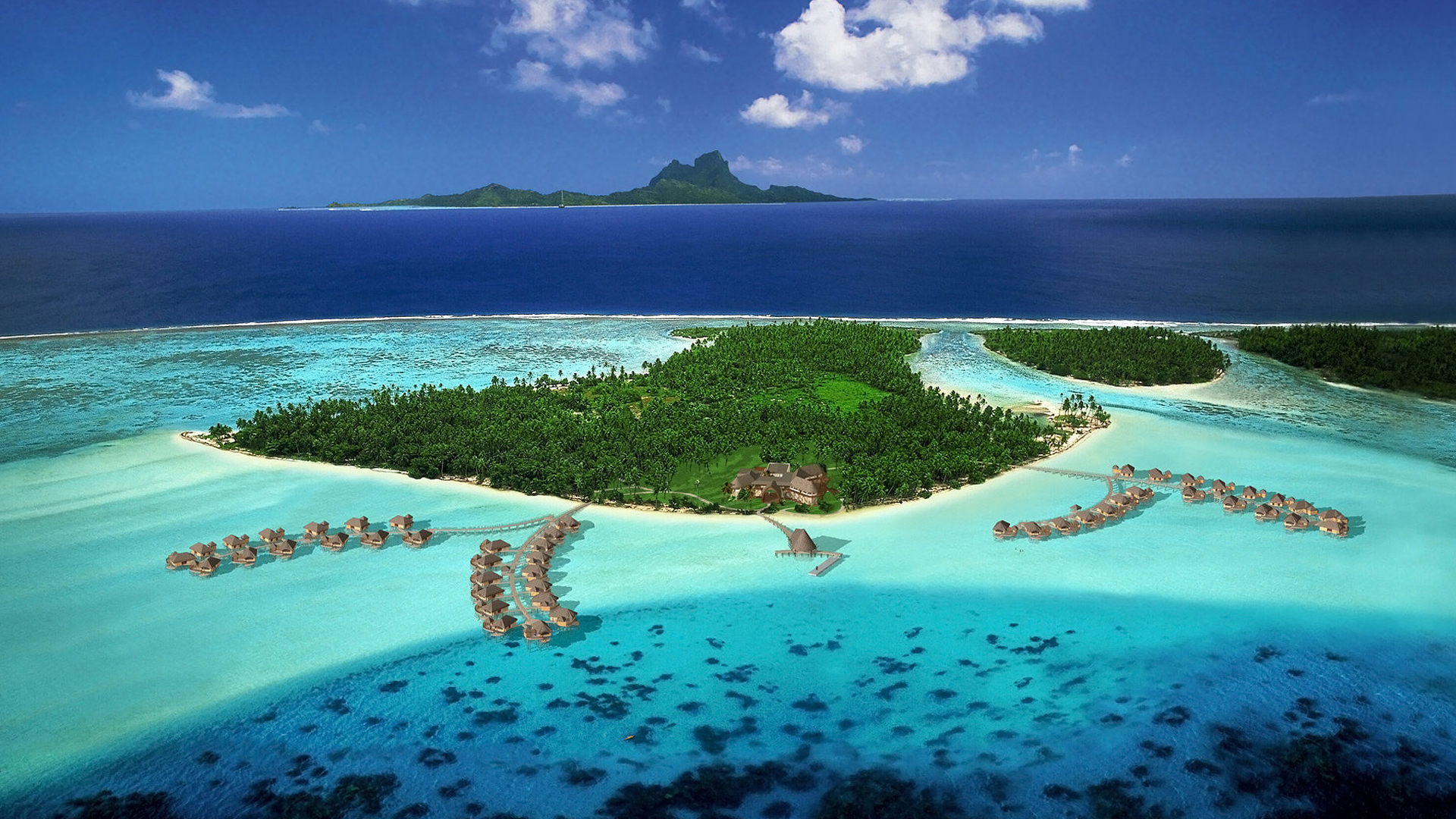 1920x1080 French Polynesia Resort HD Wallpaper. Background Imagex1080, Desktop