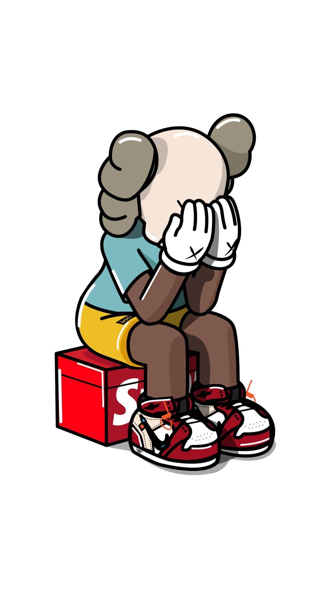 1090x1920 Sad Kaws Wallpaper Free HD Wallpaper, Phone