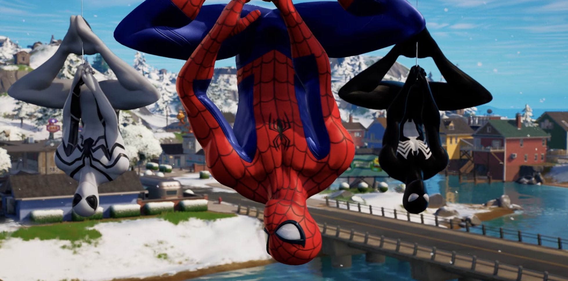 1960x980 Fortnite Chapter 3: How To Get Symbiote And Future Foundation Spider Man Styles West News, Dual Screen