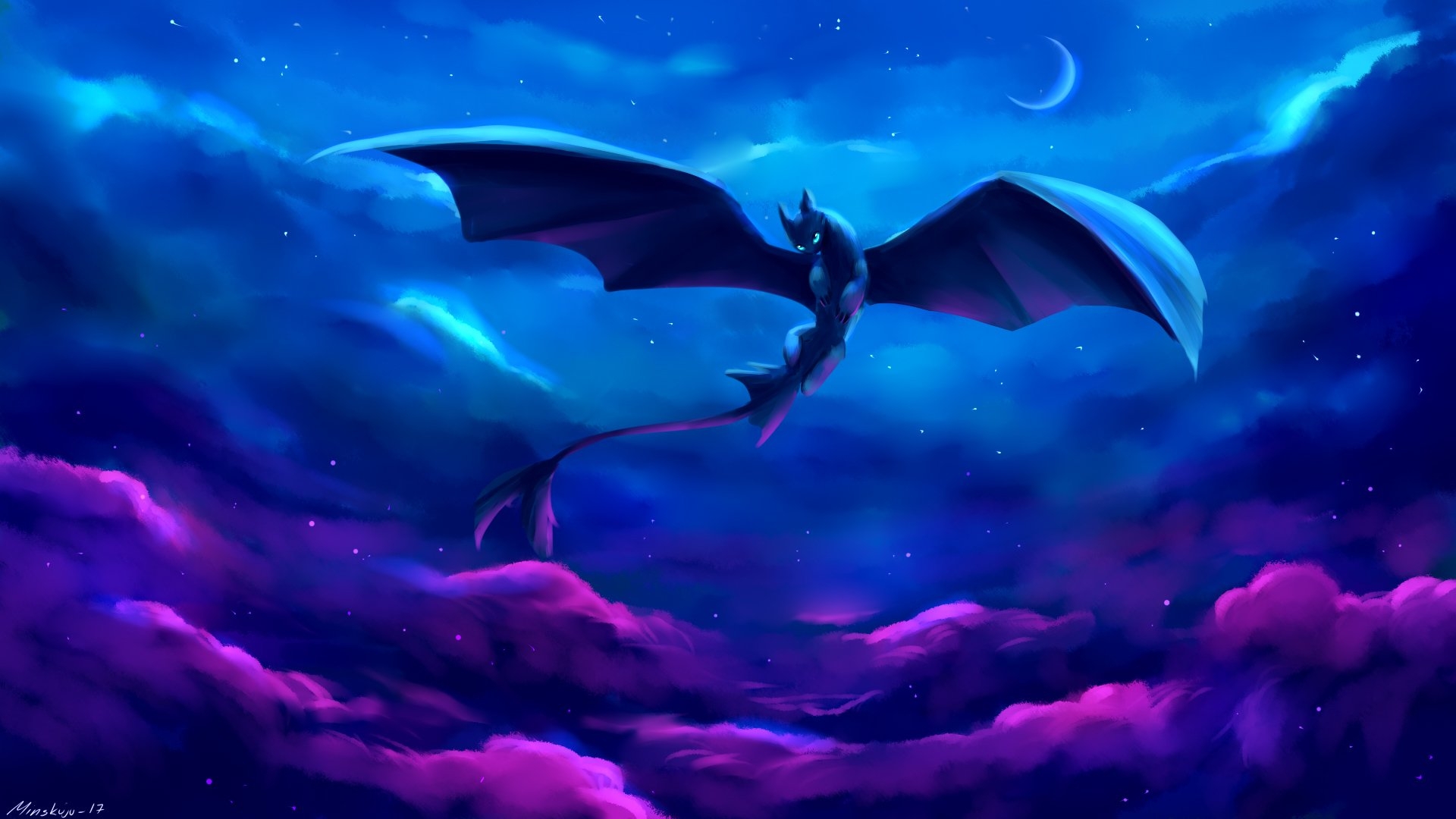 1920x1080 Night Fury, Toothless (How to Train Your Dragon) HD Wallpaper, Desktop