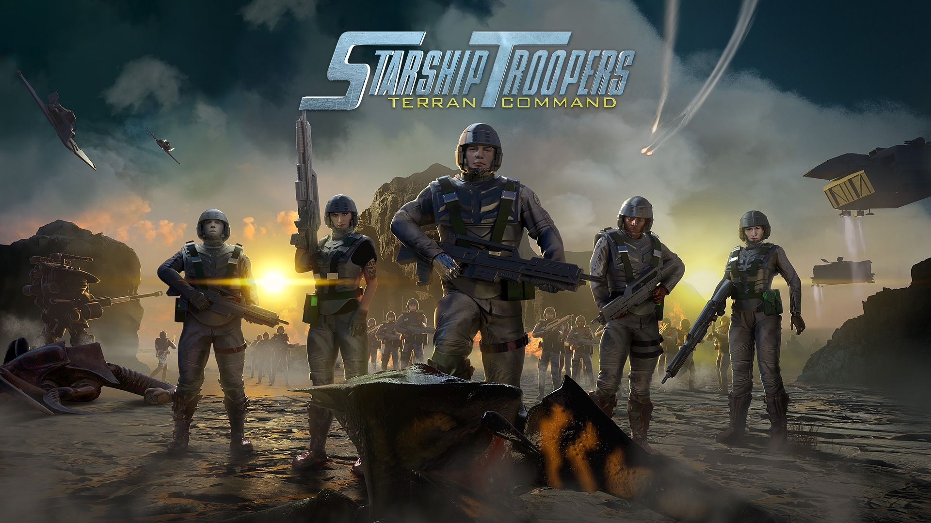 1920x1080 Starship Troopers: Terran Command Announced for Watch Reveal, Desktop