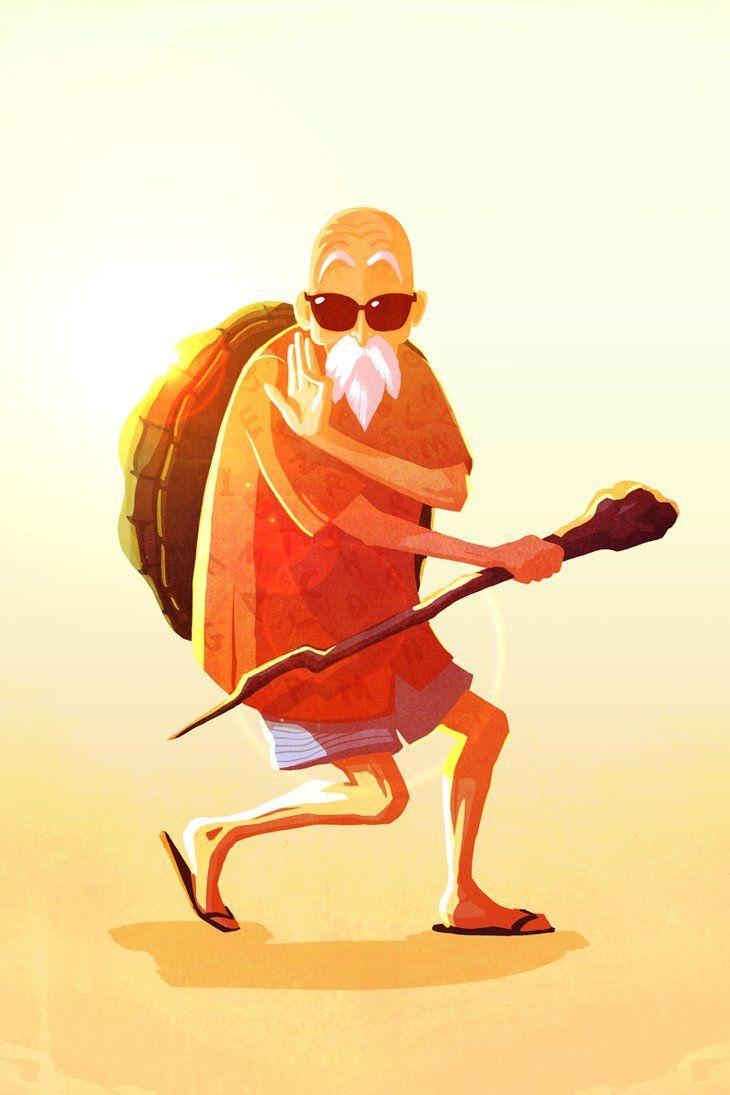 730x1100 Master Roshi, Phone