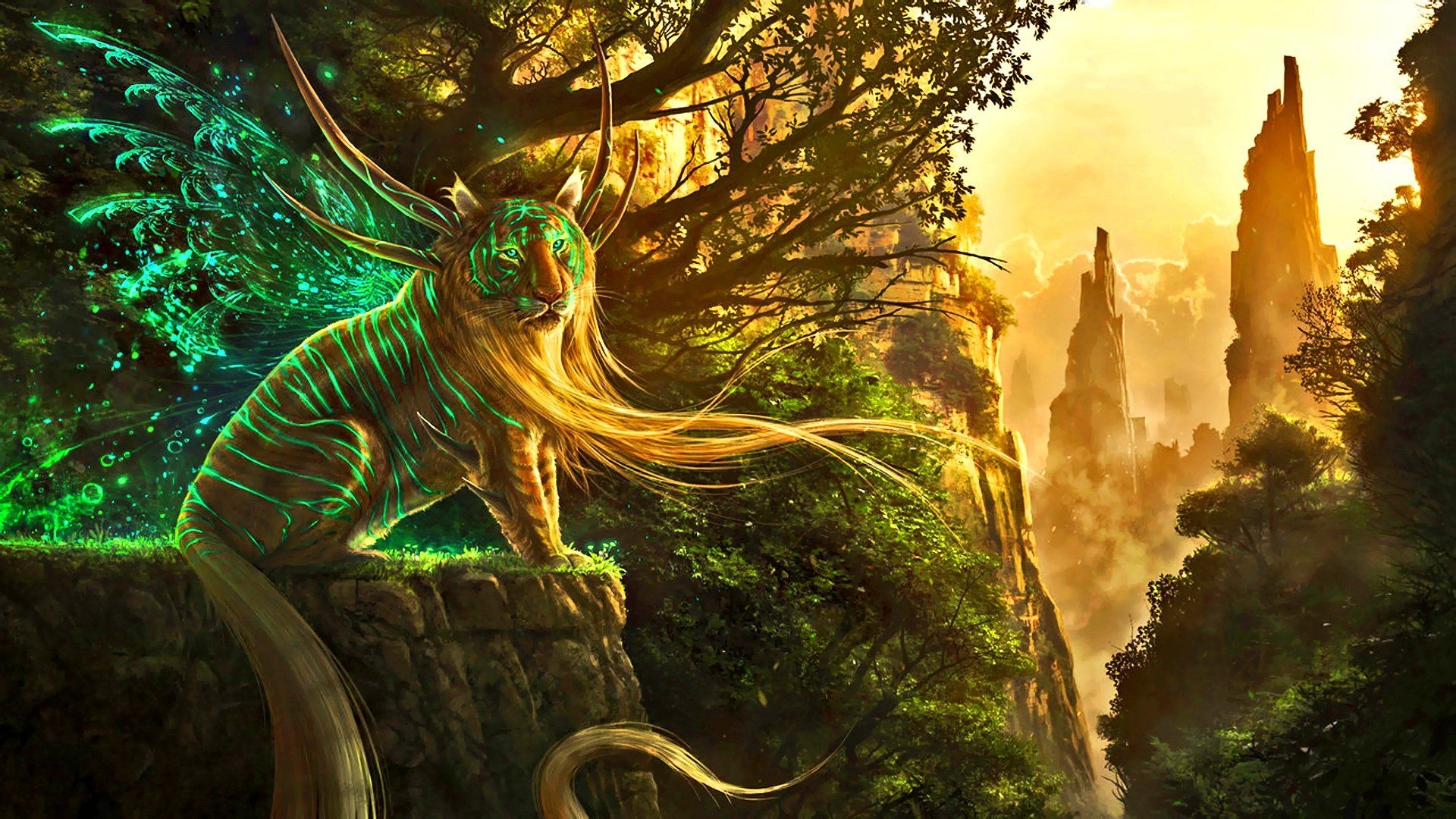 1920x1080 rift, Fantasy, Rpg, Tiger Wallpaper HD / Desktop and Mobile Background, Desktop