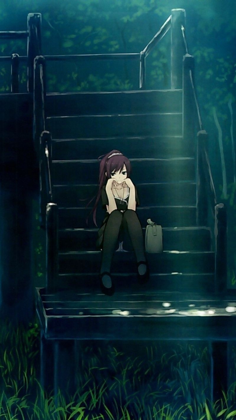 800x1420 Sad Anime iPhone Wallpaper, Phone