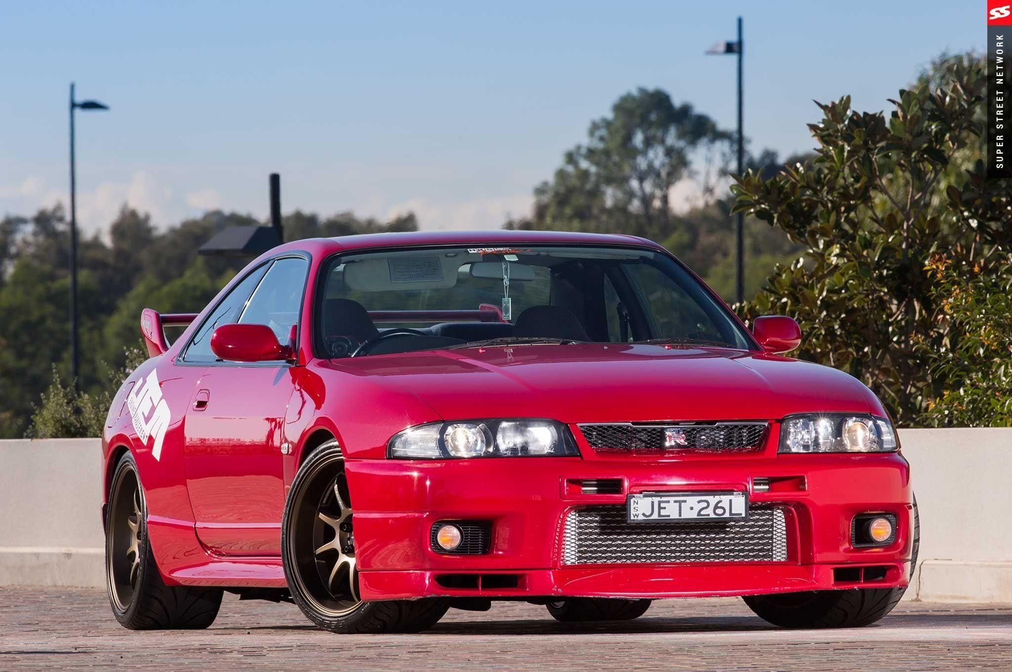 2050x1360 Nissan Skyline GT R R33 Red Modified Cars Wallpaperx1360, Desktop