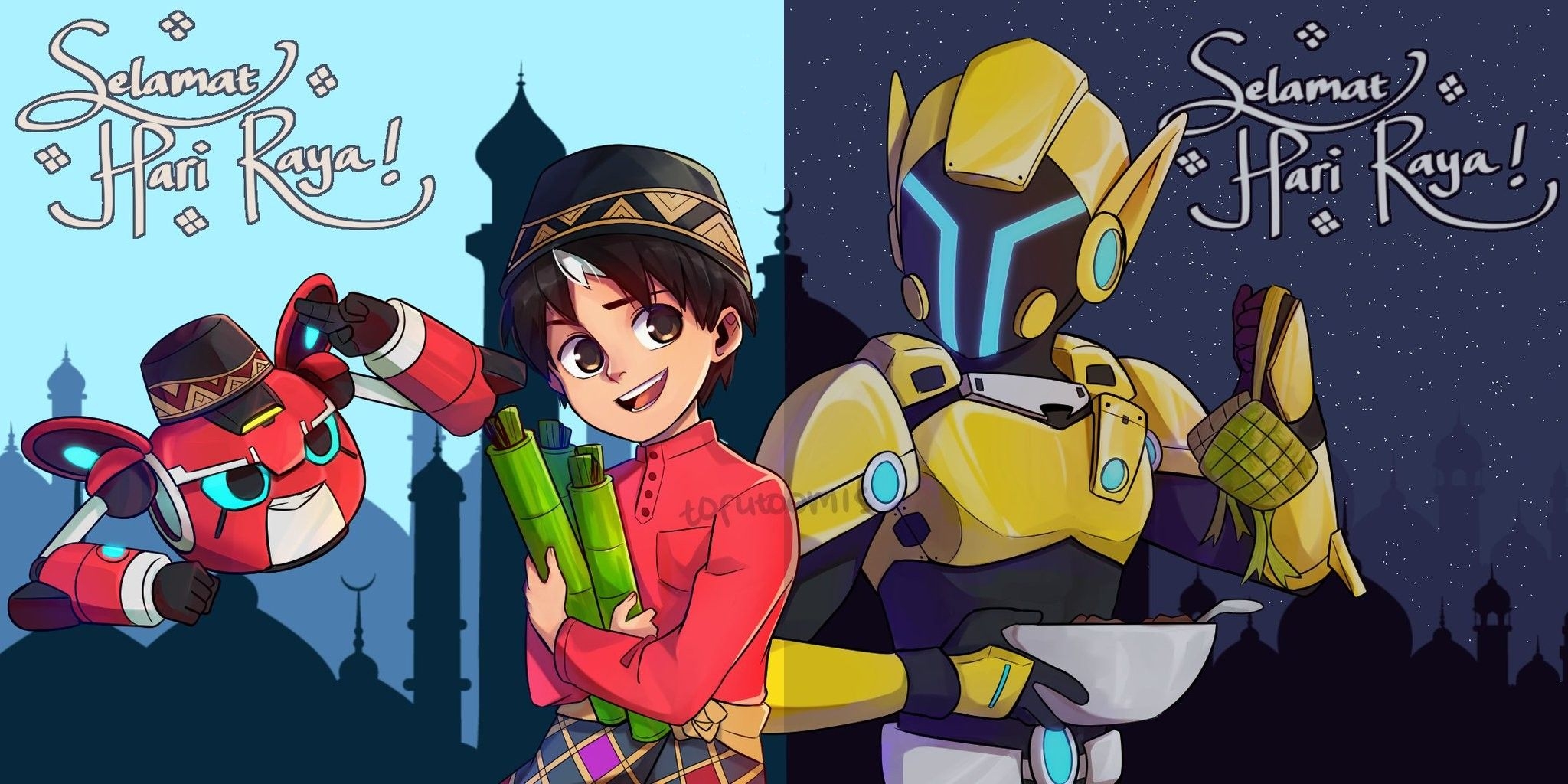 2050x1030 Mechamato ideas. boboiboy galaxy, boboiboy anime, anime galaxy, Desktop