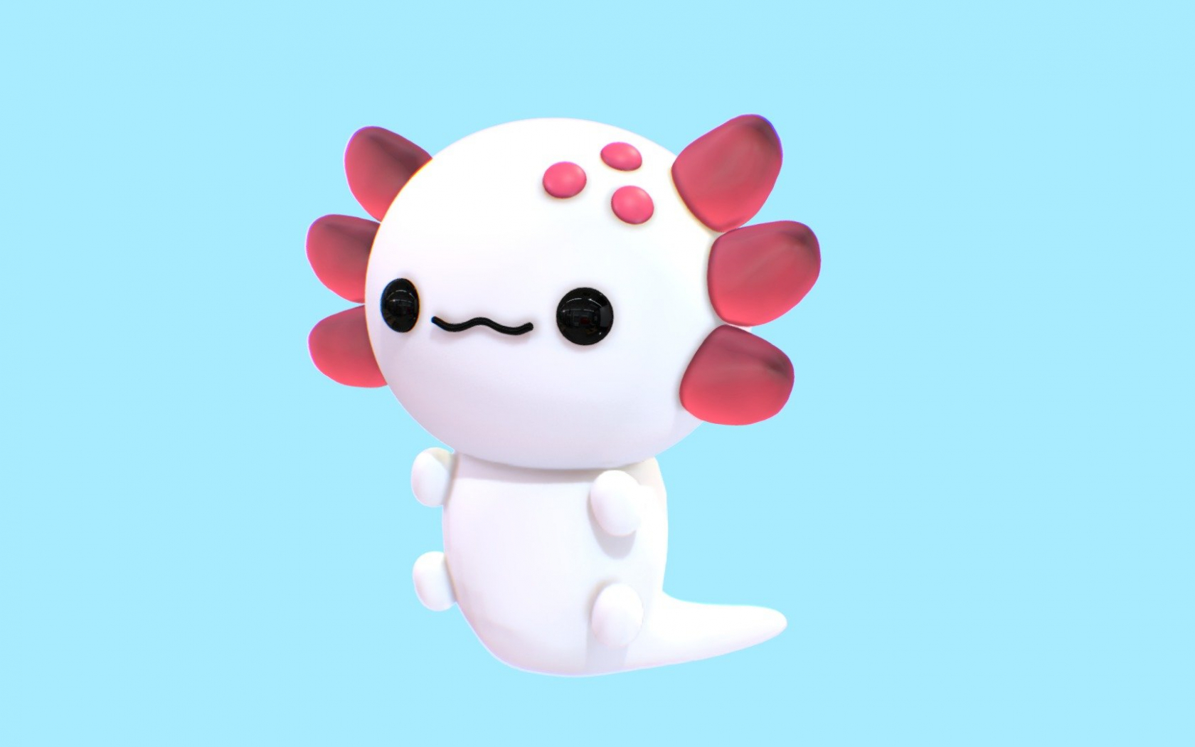 1680x1050 Free download Cute Axolotl Download 3D model by Felix Yadomi [1920x1080] for your Desktop, Mobile & Tablet. Explore Kawaii Axolotl Wallpaper. Kawaii Wallpaper, Kawaii Wallpaper, Kawaii Anime Wallpaper, Desktop