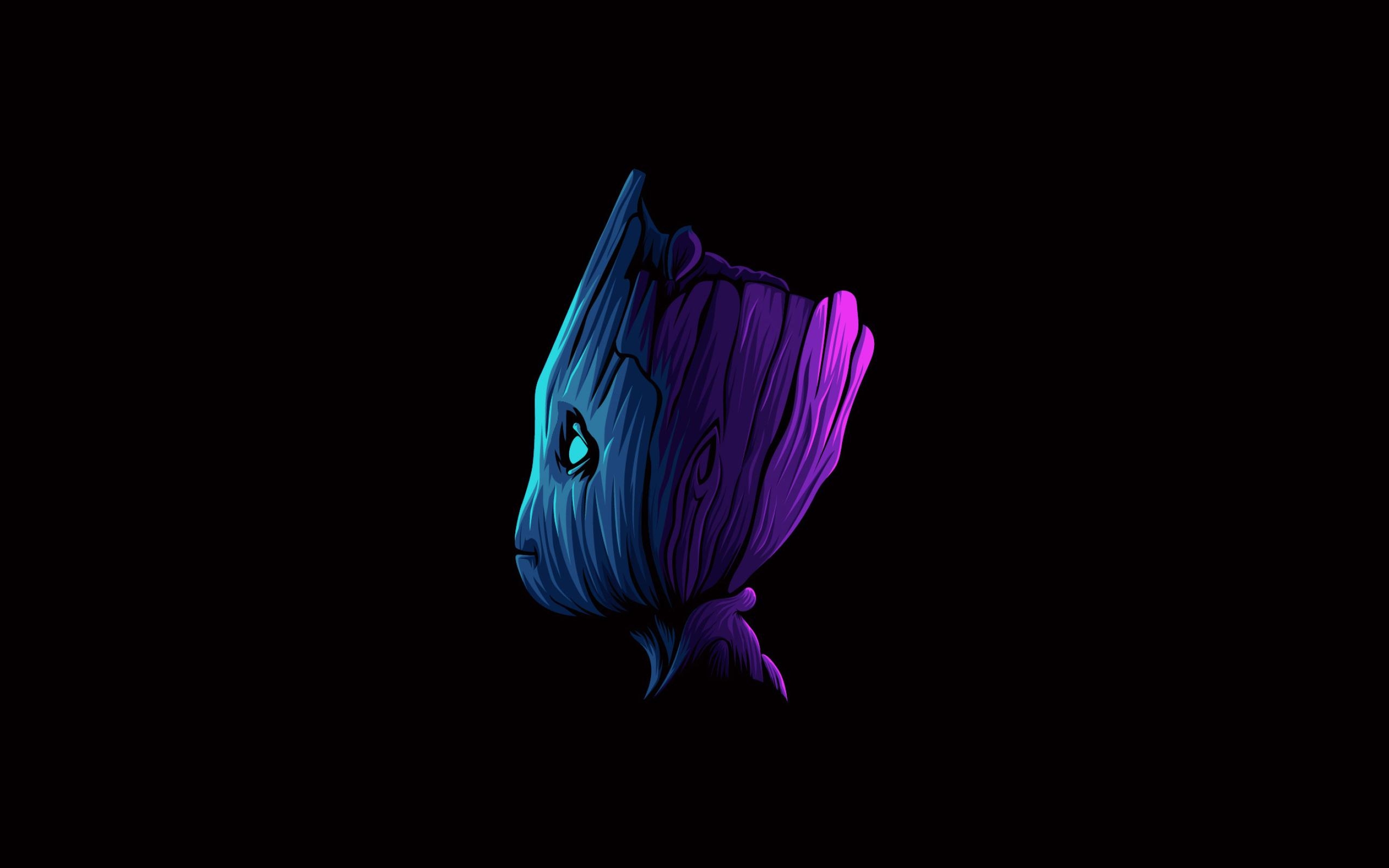 2560x1600 Baby Groot Minimalist  Resolution Wallpaper, HD Minimalist 4K Wallpaper, Image, Photo and Background, Desktop