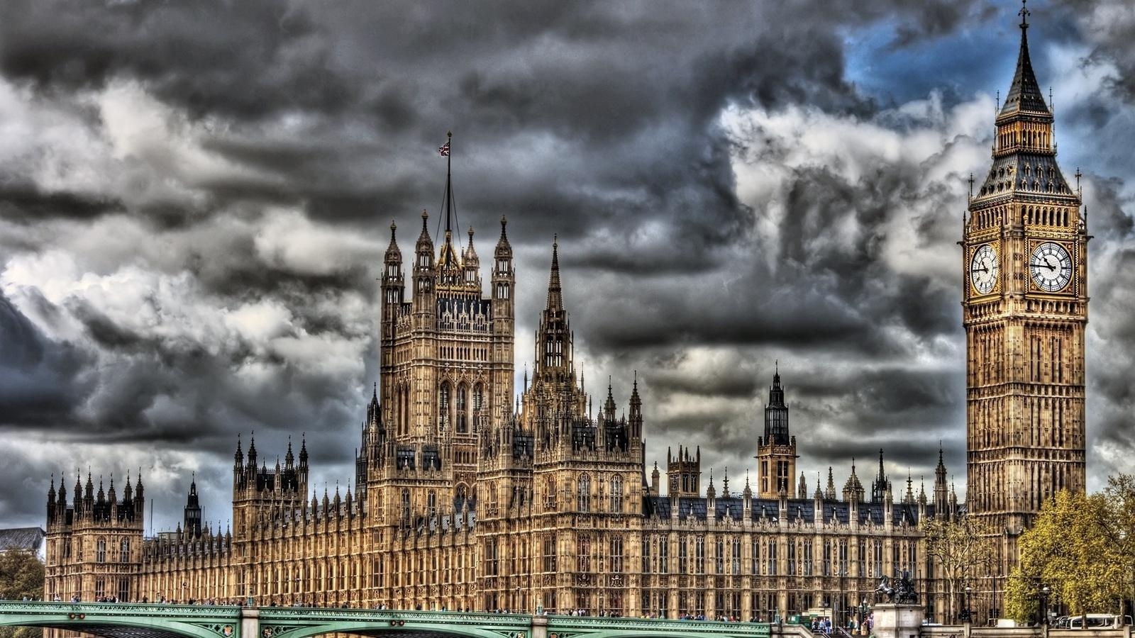 1600x900 Download wallpaper  westminster palace, parliament, houses, Desktop