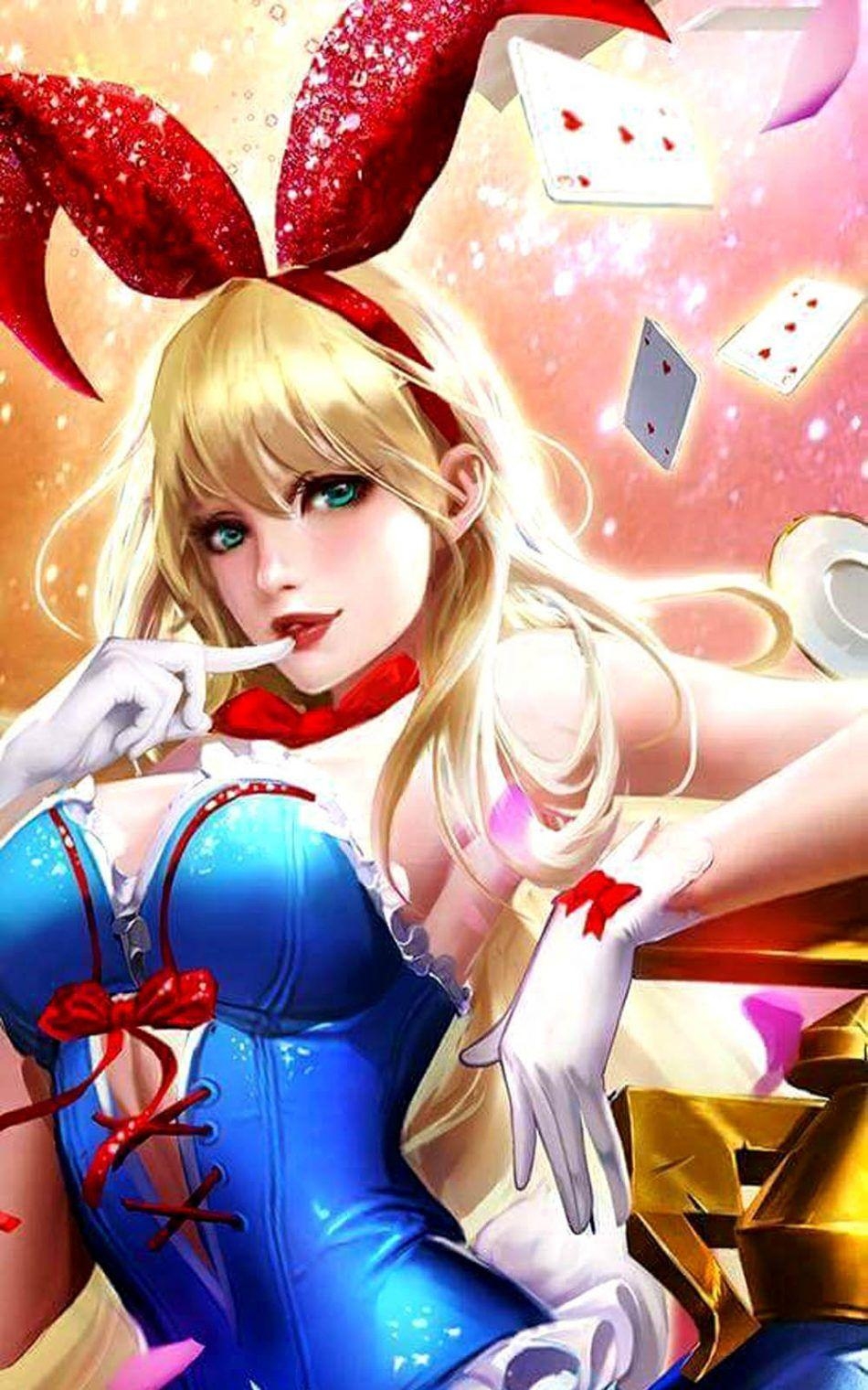 950x1520 Download The Bunny Girl Layla Mobile Legends Free Pure 4K Ultra HD, Phone