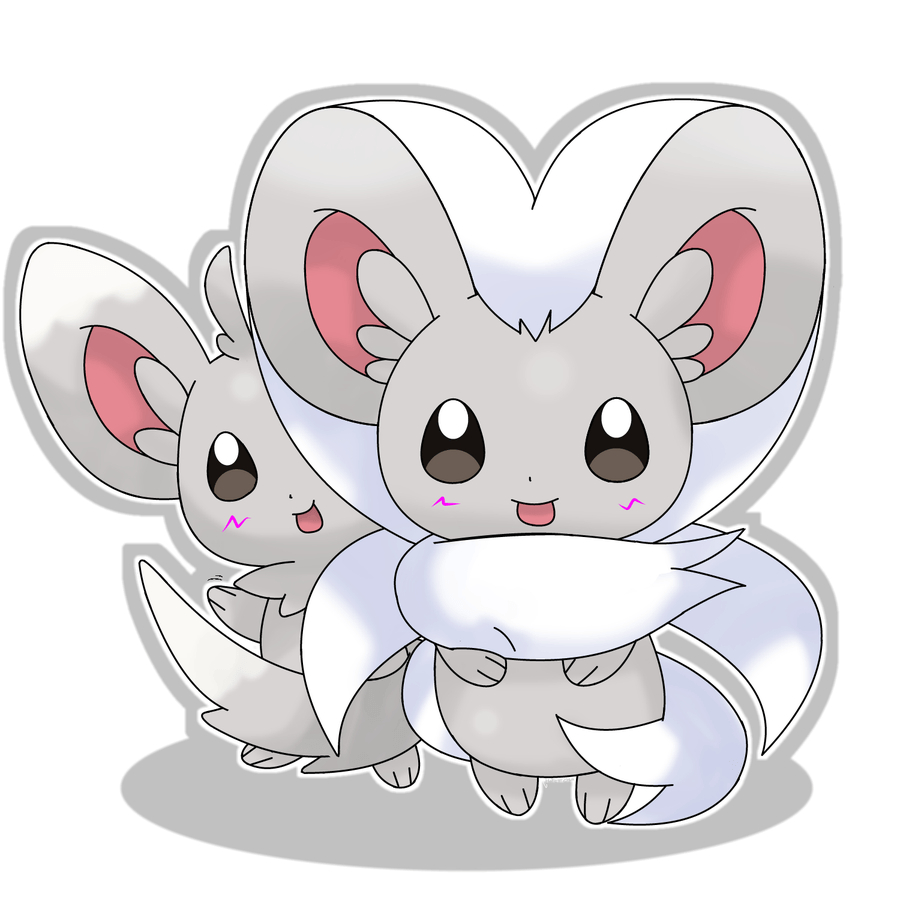 900x900 Minccino and Cinccino, Phone