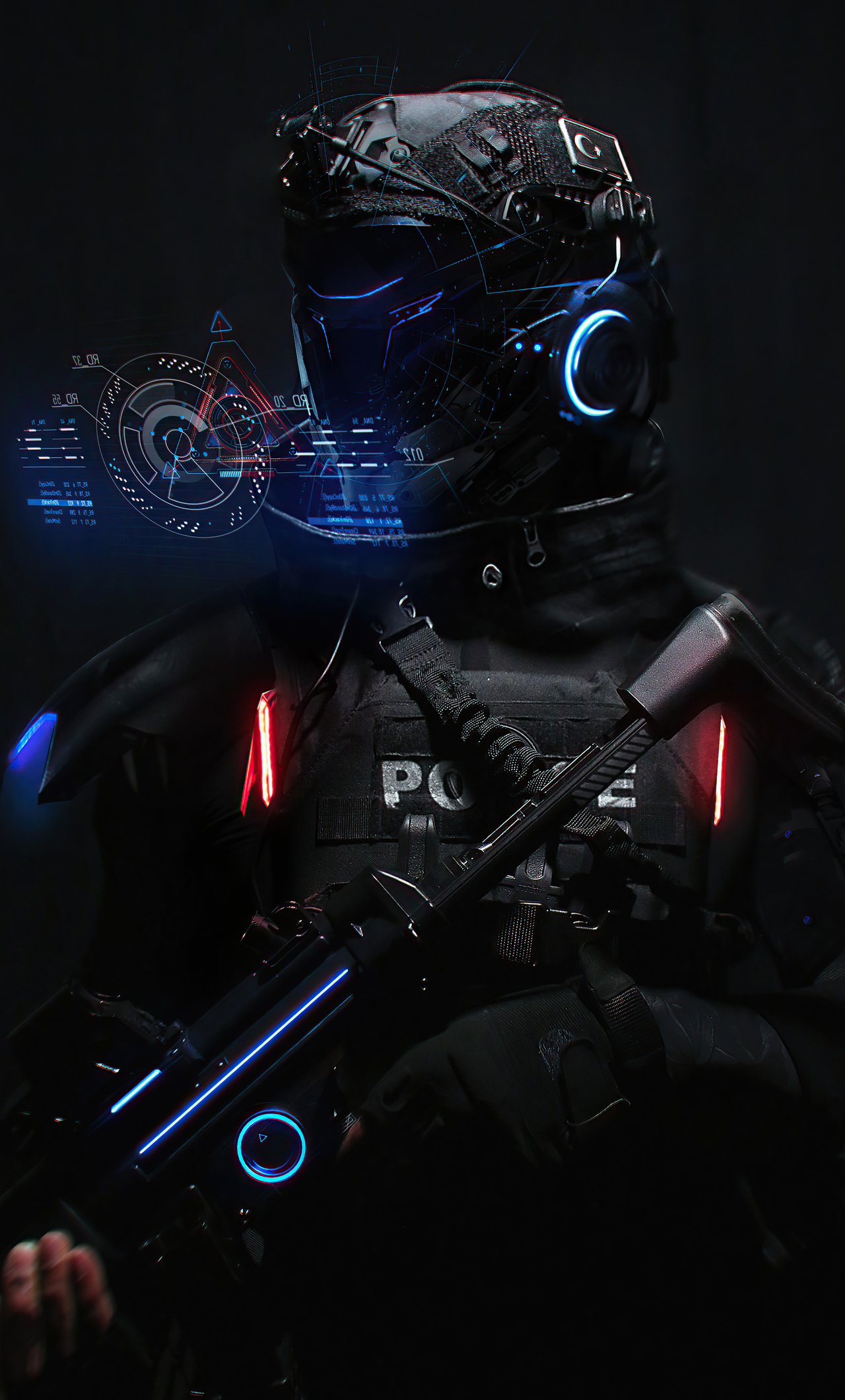 1280x2120 Neo Police iPhone HD 4k Wallpaper, Image, Background, Photo and Picture, Phone