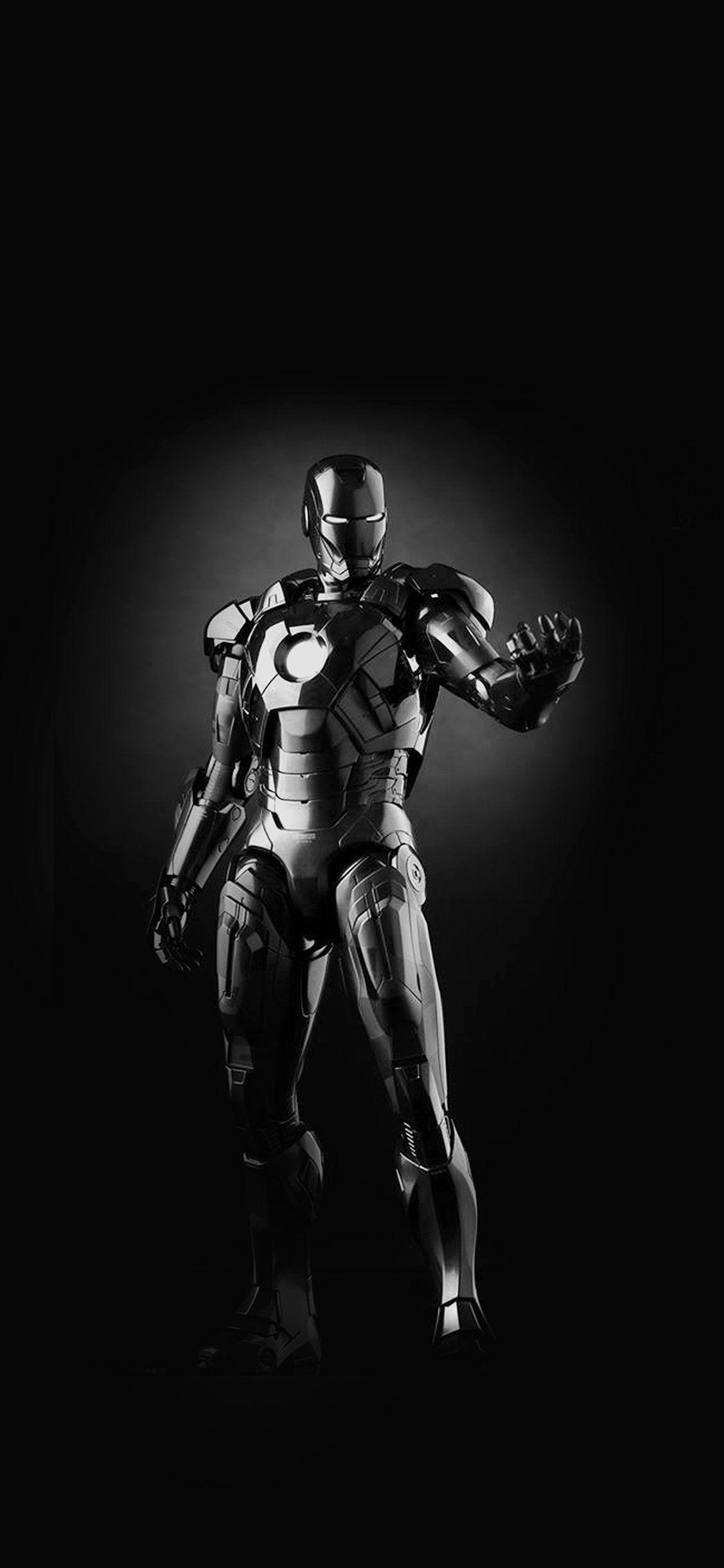 1130x2440 iPhone X wallpaper. ironman dark figure, Phone