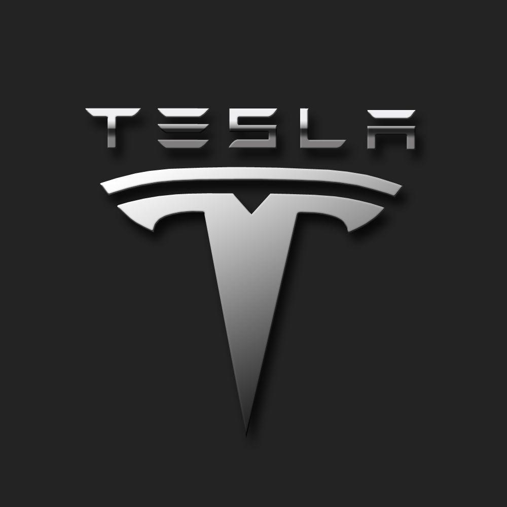 1000x1000 Tesla Logo Wallpaper HD Background, Phone