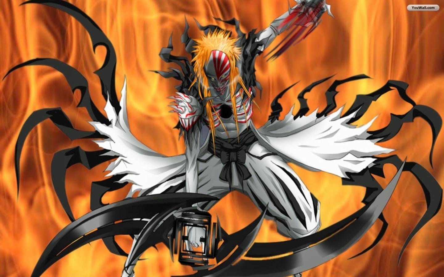 1440x900 Bleach Ichigo Hollow Form Wallpaper, Desktop