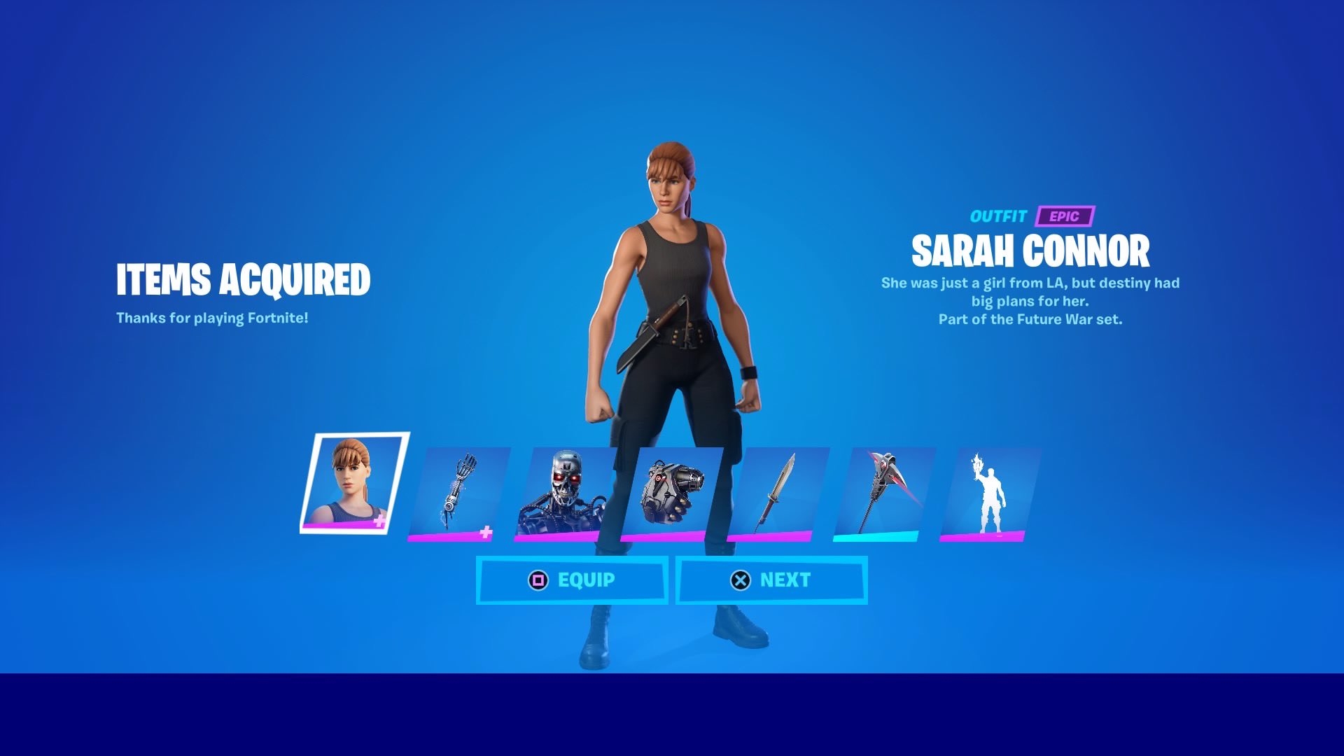 1920x1080 Sarah Connor Fortnite wallpaper, Desktop