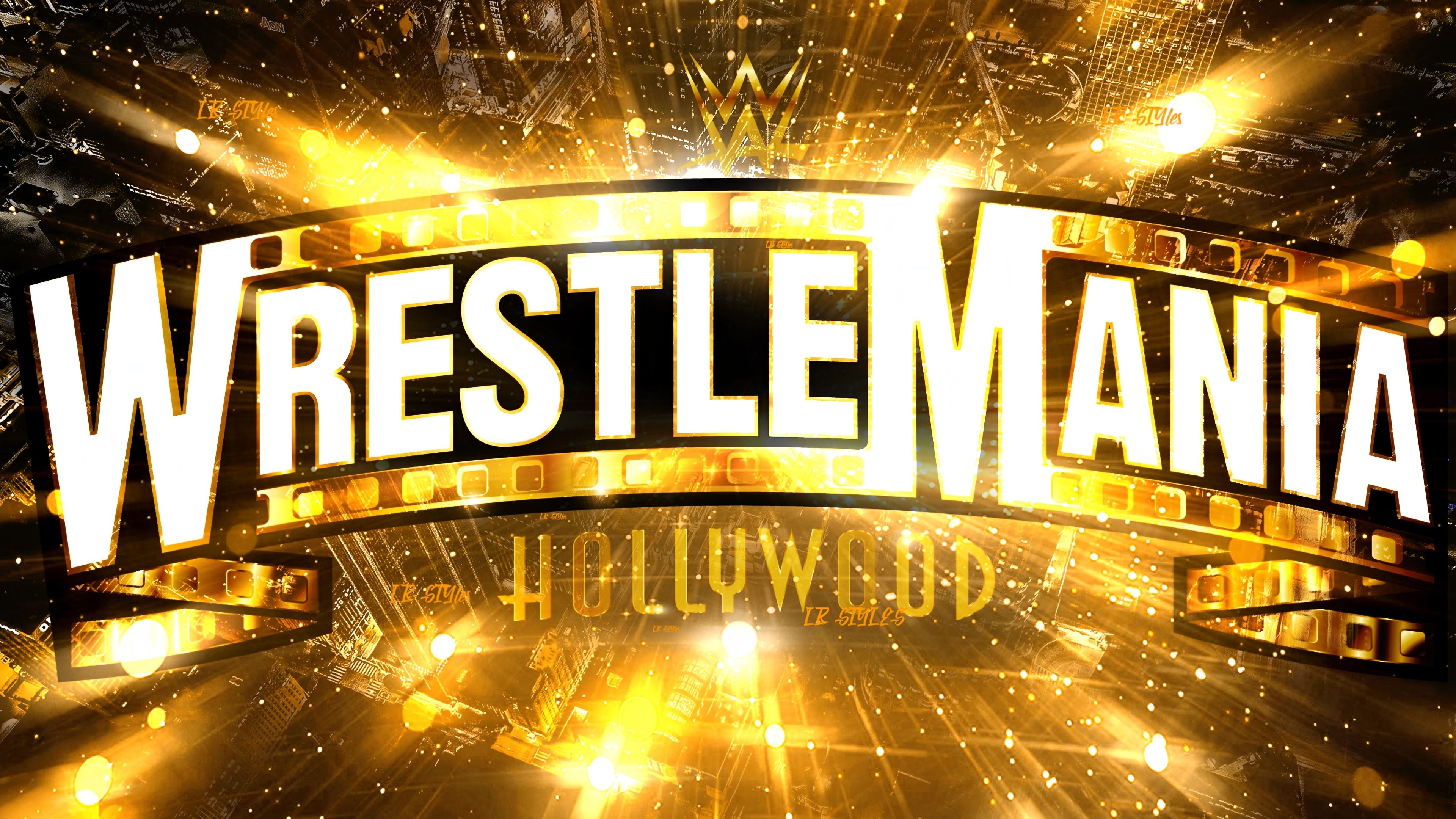 3840x2160 Lucio Monreal Rodrigues Twitterissä: WrestleMania 39 Logo // Wallpaper #wwe #wm #wrestlemania #WrestleMania39, Desktop